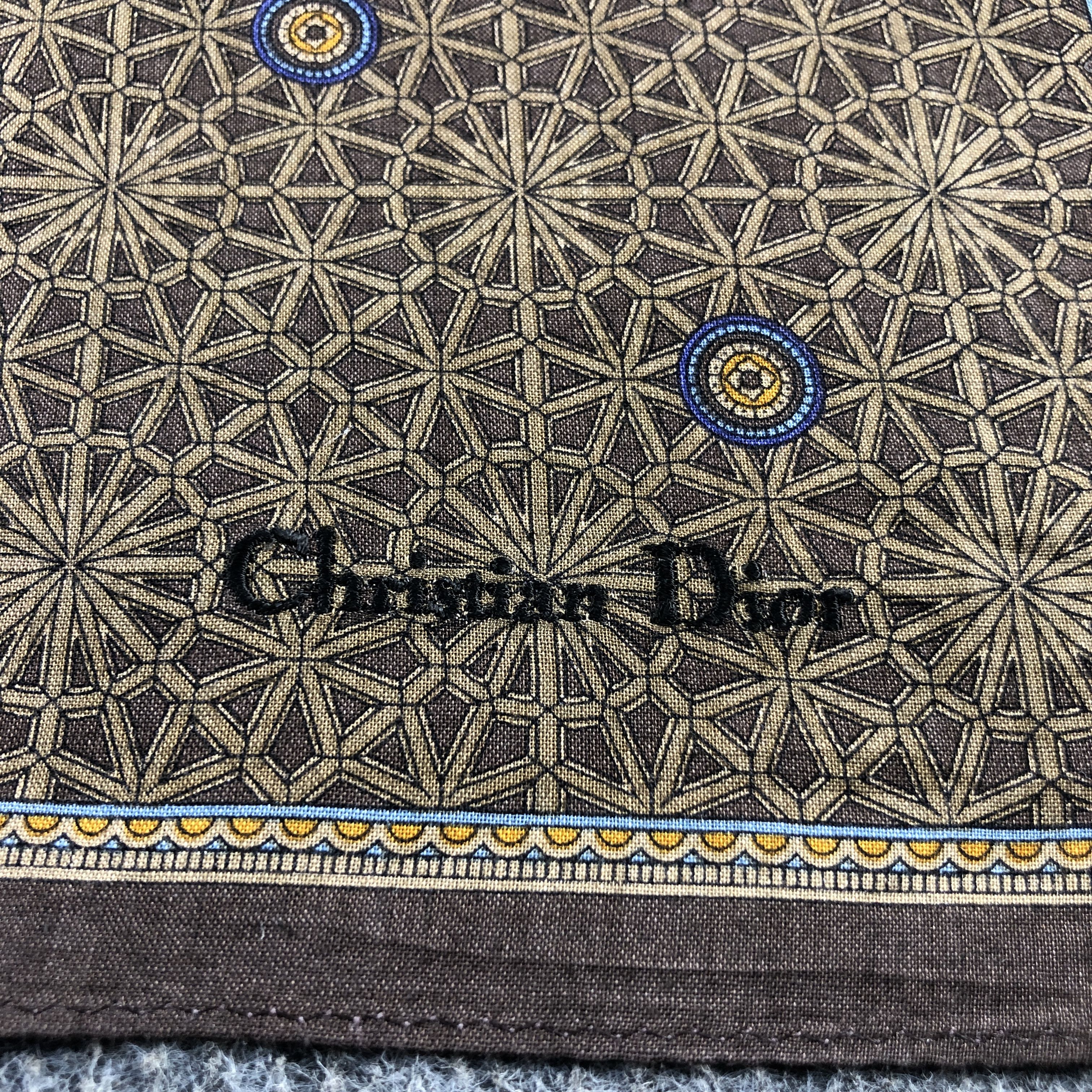 Christian Dior Monsieur Christian Dior Handkerchief Neckerchief Bandana H2776 Size ONE SIZE - 4 Thumbnail