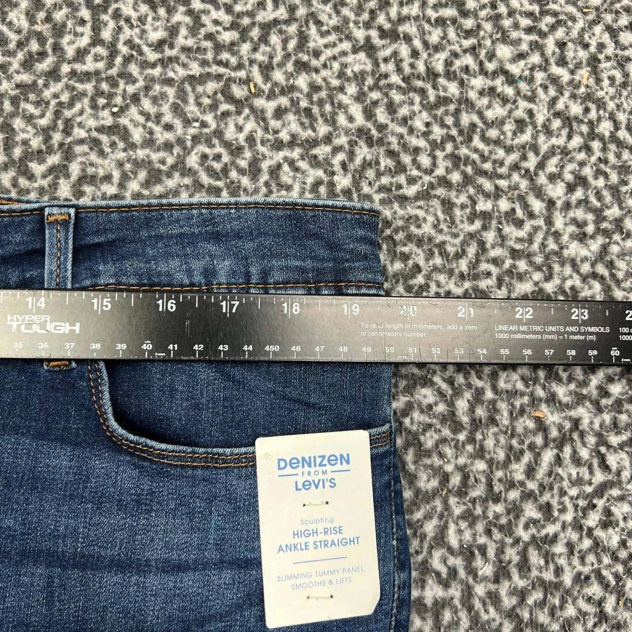Denizen Denizen from Levi's Jeans Women 39x28 High Rise Denim Pants Size 39" - 5 Thumbnail