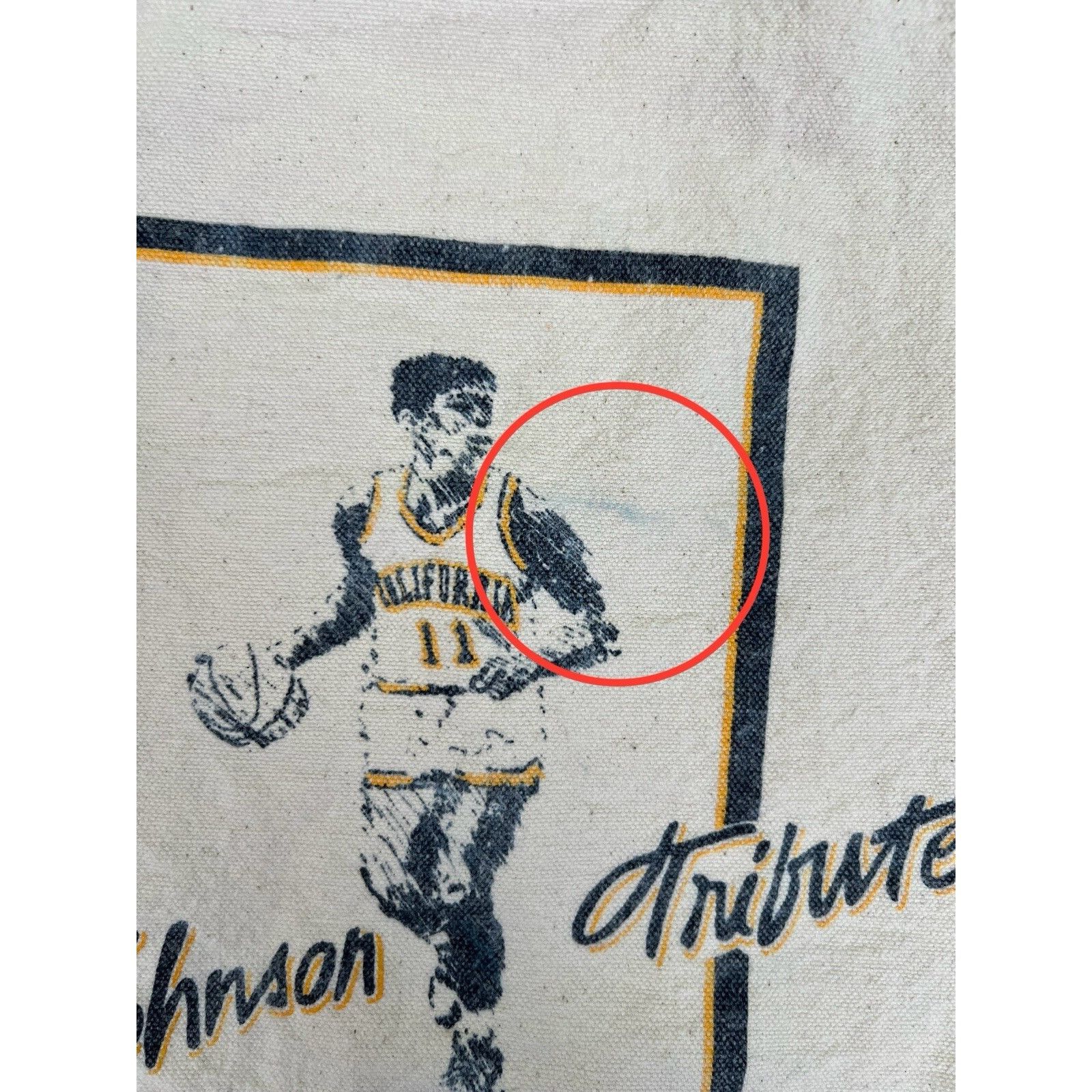 Vintage Vintage Kevin Johnson Cal State Berkeley Golden Bears Tote B Size ONE SIZE - 3 Thumbnail