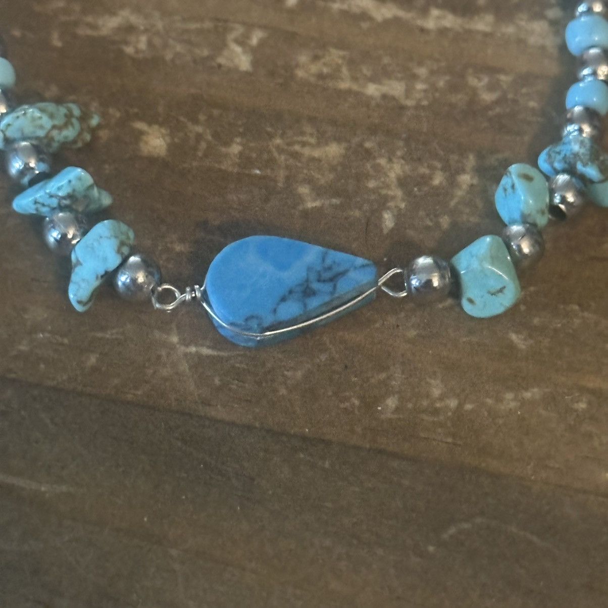 Vintage Vintage turquoise bead bracelet Size ONE SIZE - 5 Thumbnail