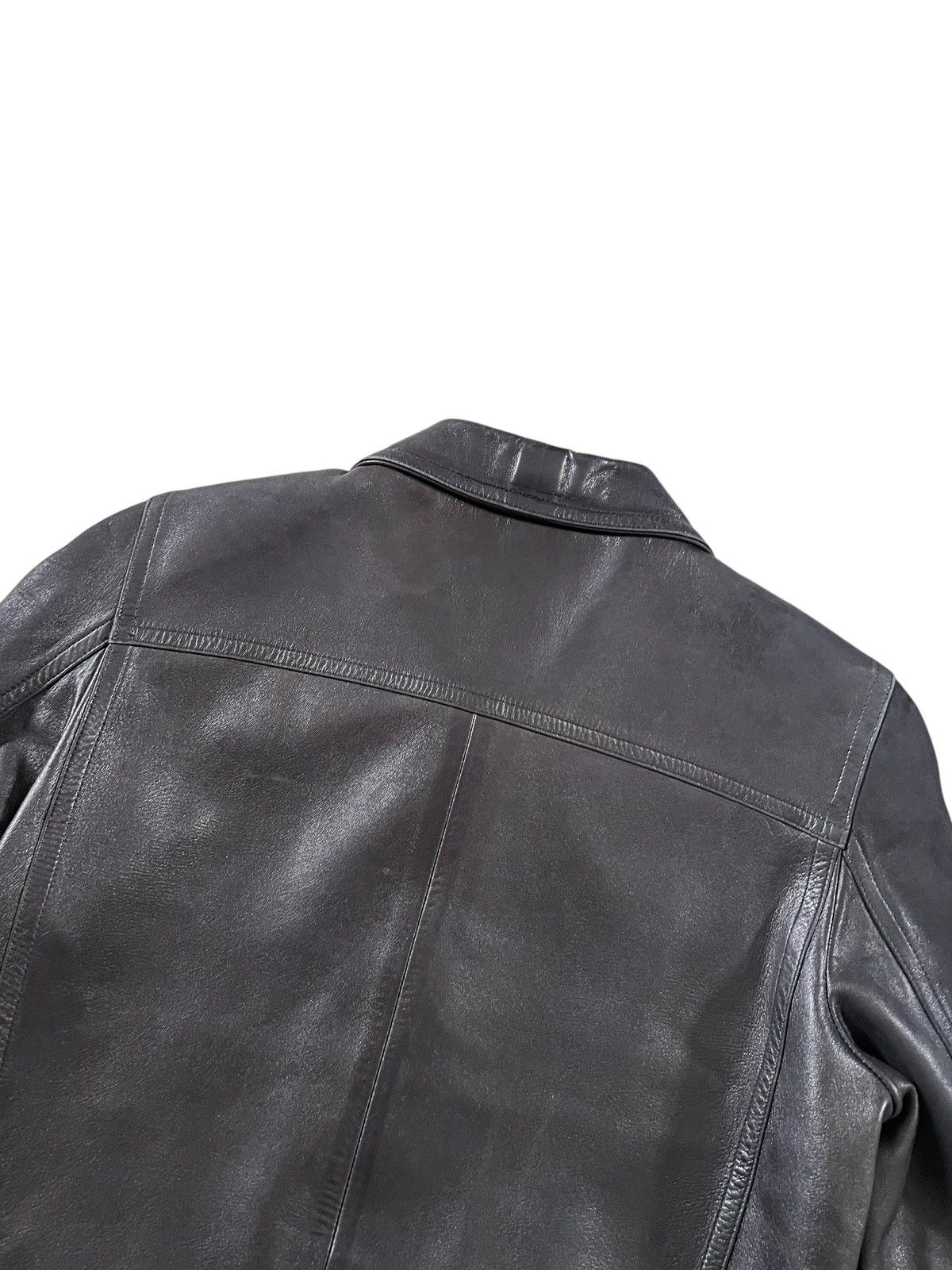 agnes b. Vintage Agnes B. Sheepskin Leather Riding Jacket Size S / US 4 / IT 40 - 7 Thumbnail