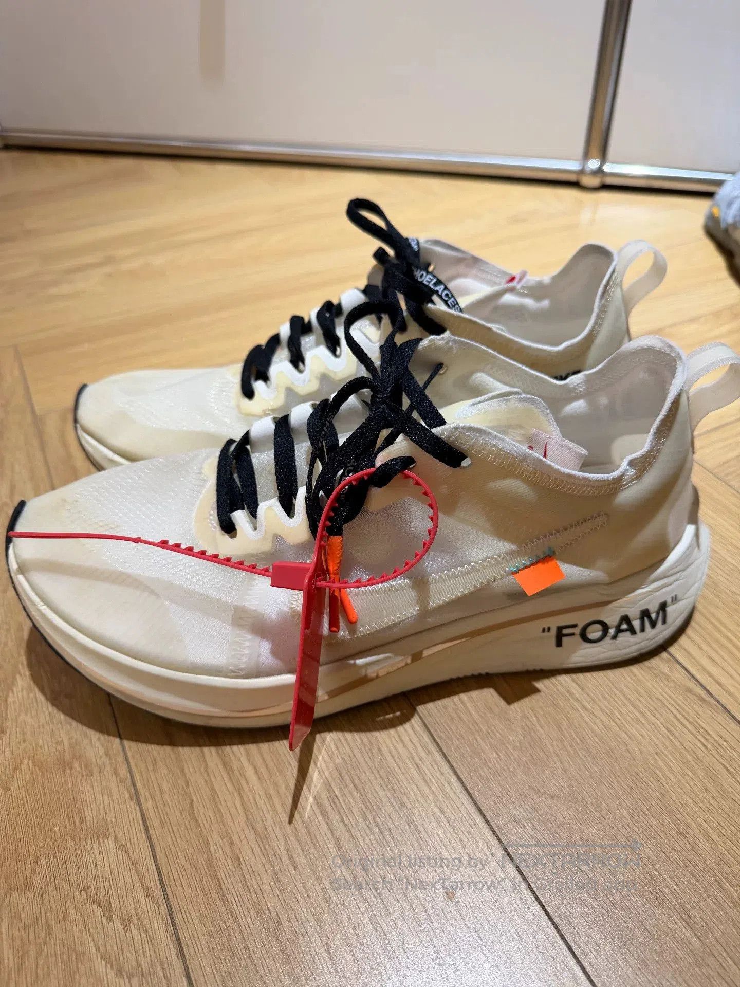 Off-White nike zoom fly off white virgil sneaker. Size US 10 / EU 43 - 2 Thumbnail