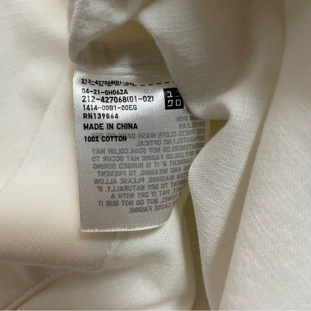 Uniqlo Ines de la Fressange Uniqlo Cotton White Summer Coat Size X Size XXS / US 00 / IT 34 - 8 Thumbnail
