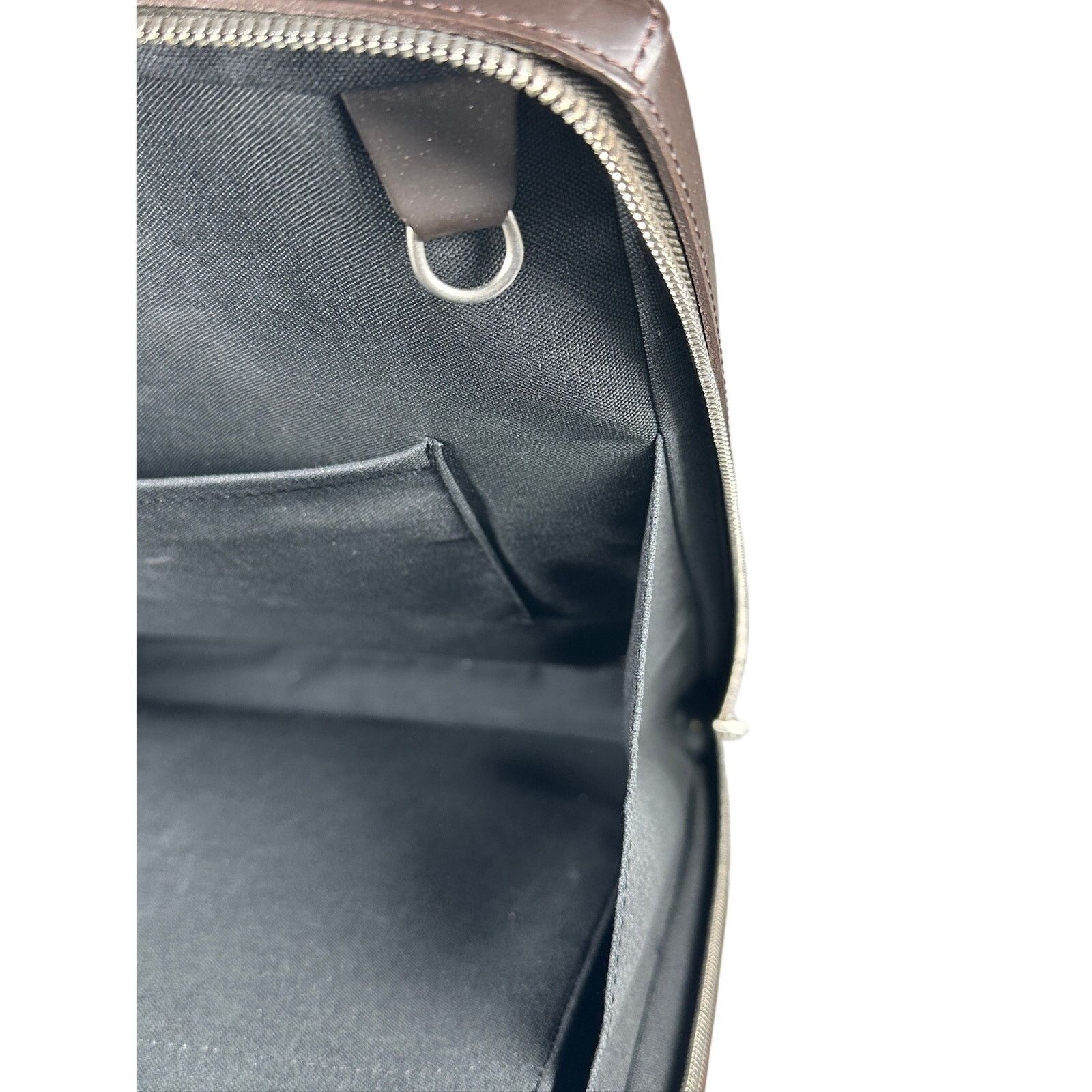 Louis Vuitton LOUIS VUITTON Monogram Glace Leather Elvin Cafe Tote Brown Size ONE SIZE - 14 Thumbnail
