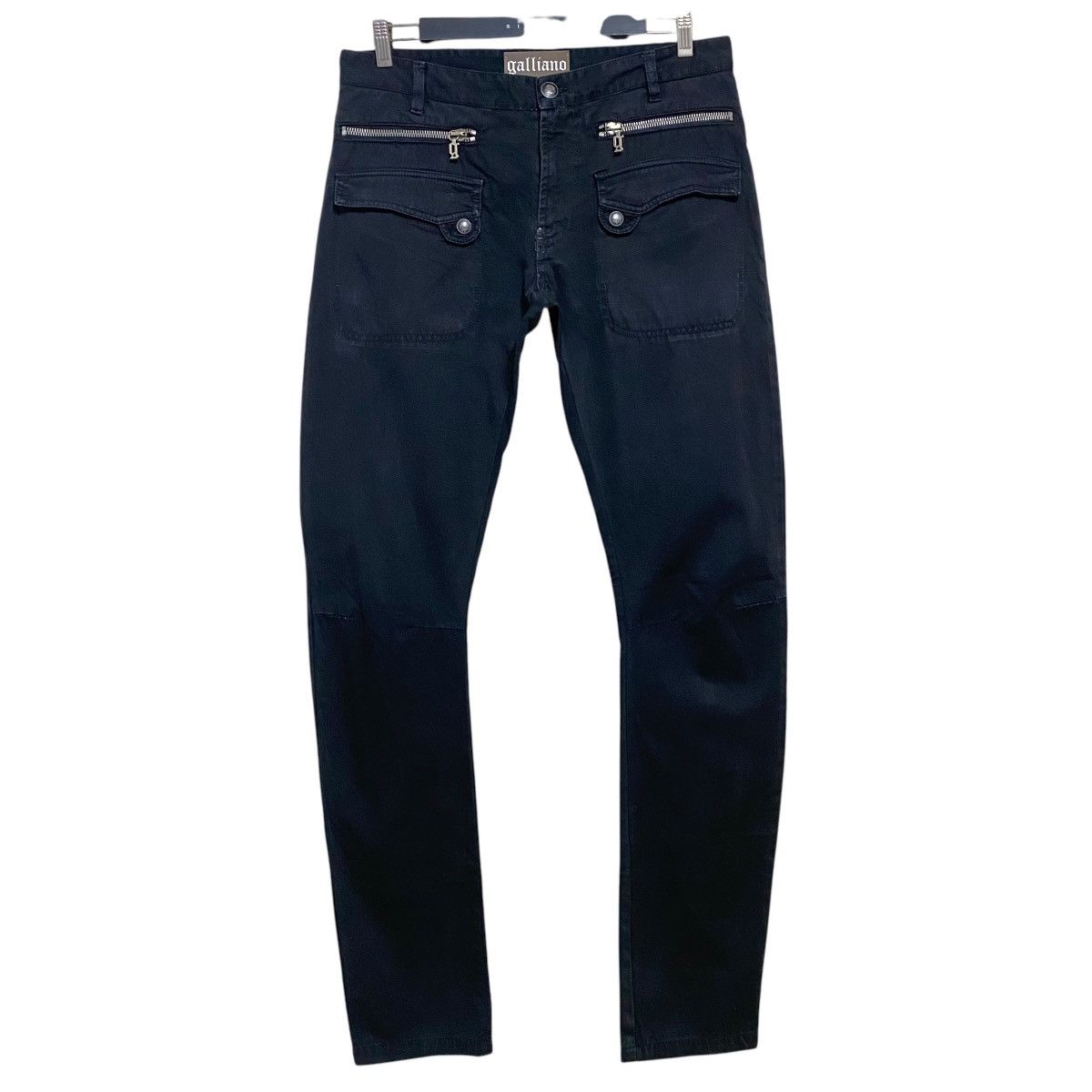 John Galliano John Galliano Black Cargo Pants Size US 34 / EU 50 - 14 Thumbnail