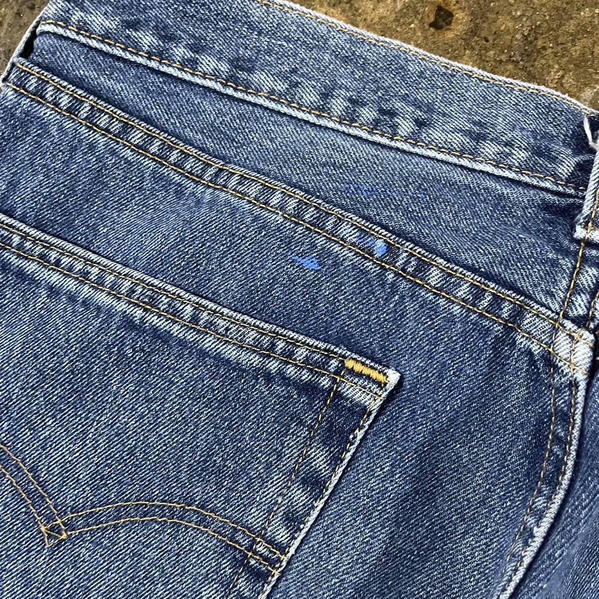 Levi's × Vintage Crazy Vintage Y2K Levi's 505 Faded Distressed Skater Jeans Size US 34 / EU 50 - 8 Thumbnail