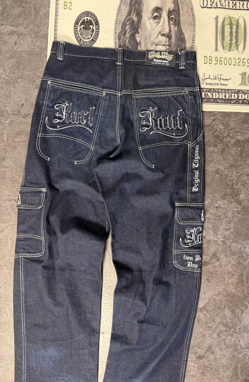 Karl Kani Vintage jeans Karl Kani,sk8 streetwear y2k opium style Size US 34 / EU 50 - 3 Thumbnail