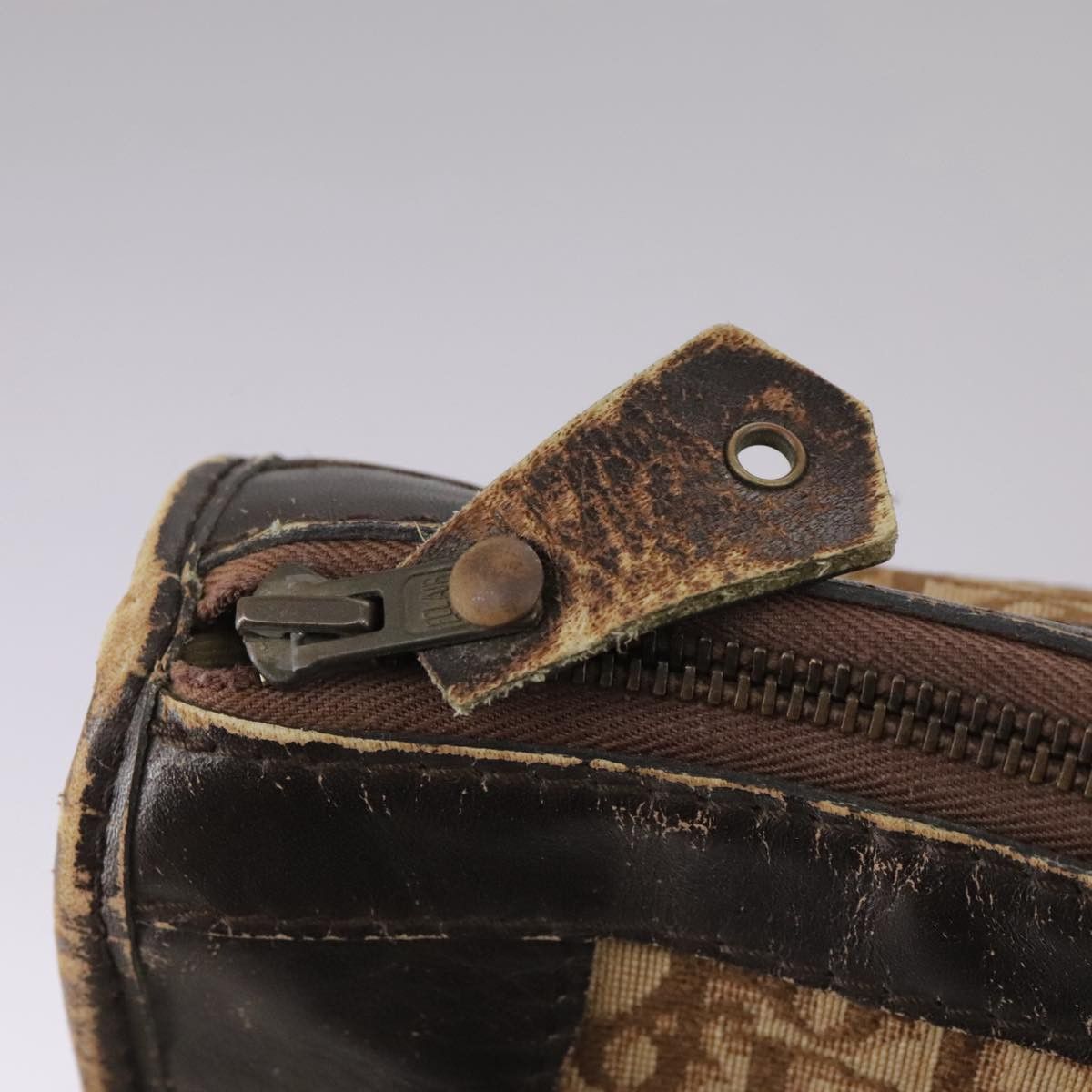 Dior DIOR Trotter Canvas Hand Bag Brown Size ONE SIZE - 14 Thumbnail