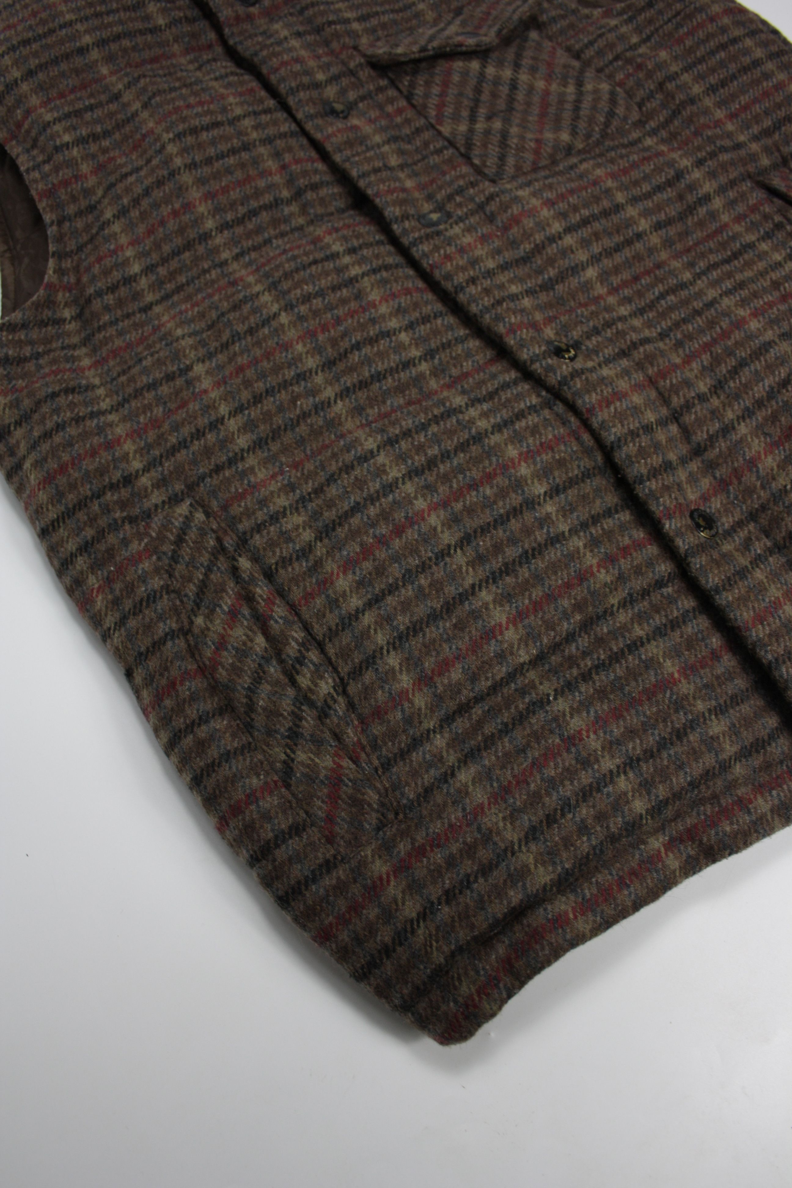 Japanese Brand Universal Garments Antiqulothes Works Wool Plaid Vest Size US S / EU 44-46 / 1 - 6 Thumbnail