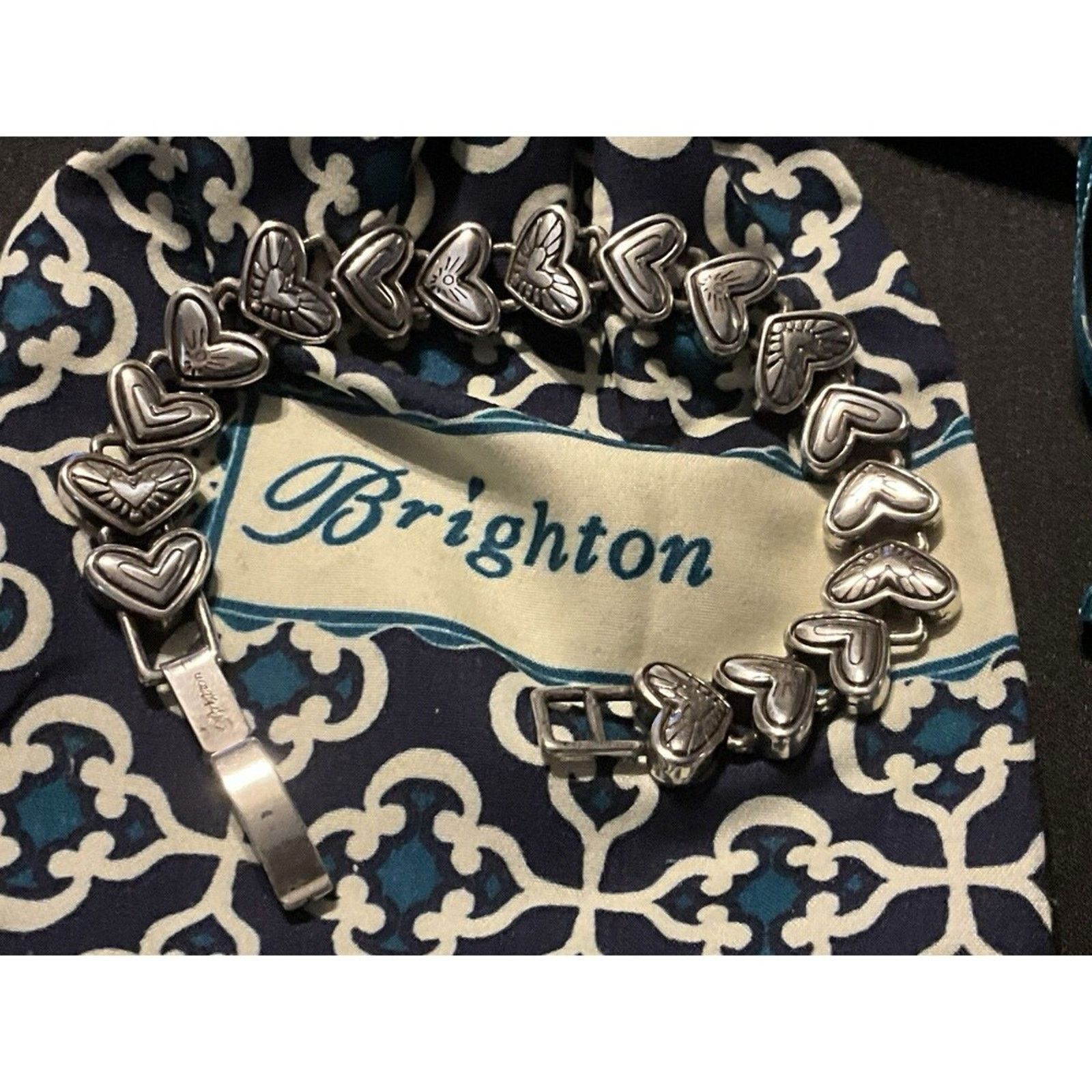Brighton Brighton Heritage Heart Bracelet Silver Plated Size ONE SIZE - 9 Thumbnail