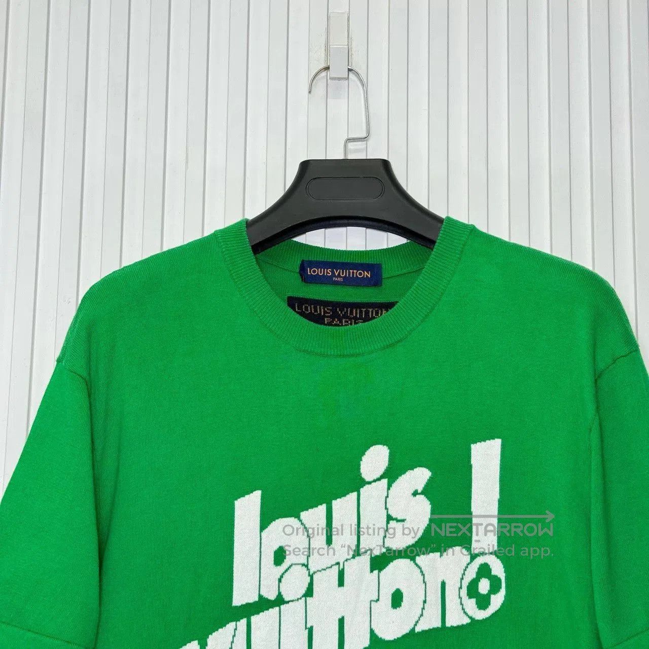 Louis Vuitton Louis Vuitton Green Knit Short. Size US L / EU 52-54 / 3 - 3 Thumbnail