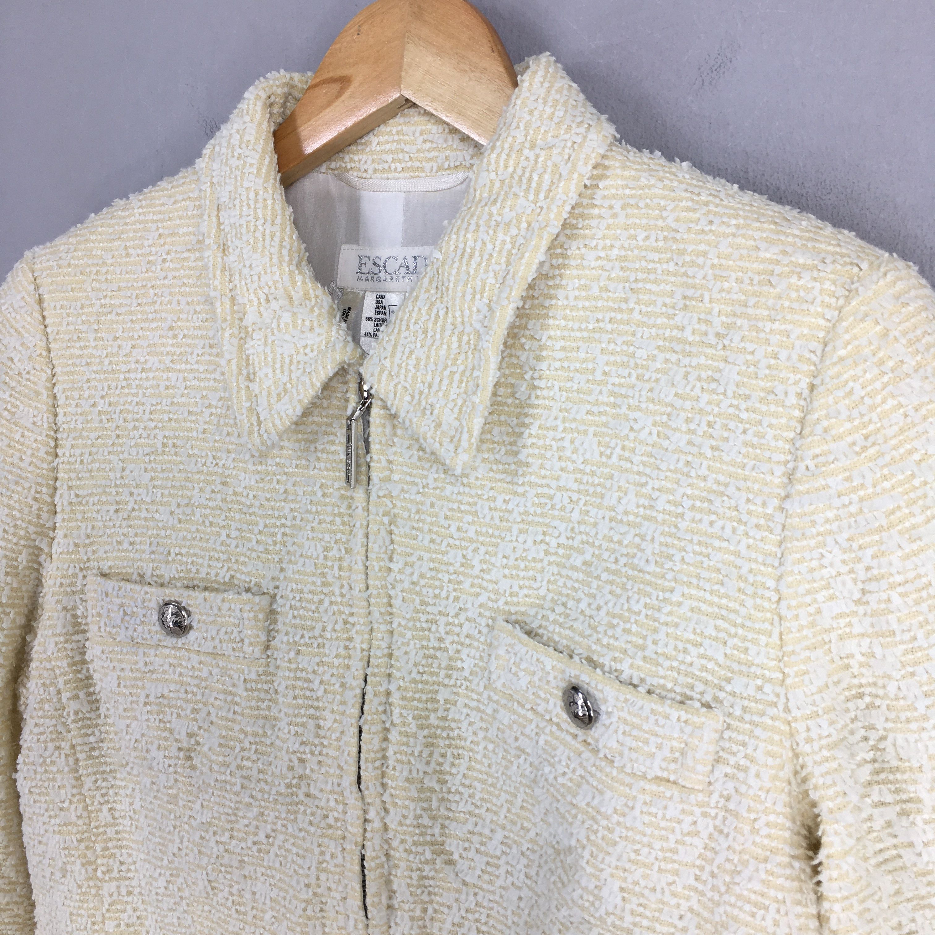 Escada Vintage Escada Margaretha Ley Blazer Italy Wool Jacket Small Size S / US 4 / IT 40 - 3 Thumbnail