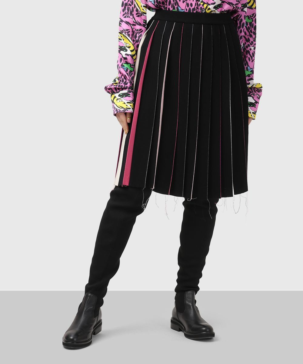 Marni Marni - 2019 Distressed Hem Pleated Skirt Size 27" / US 4 / IT 40 - 9 Thumbnail