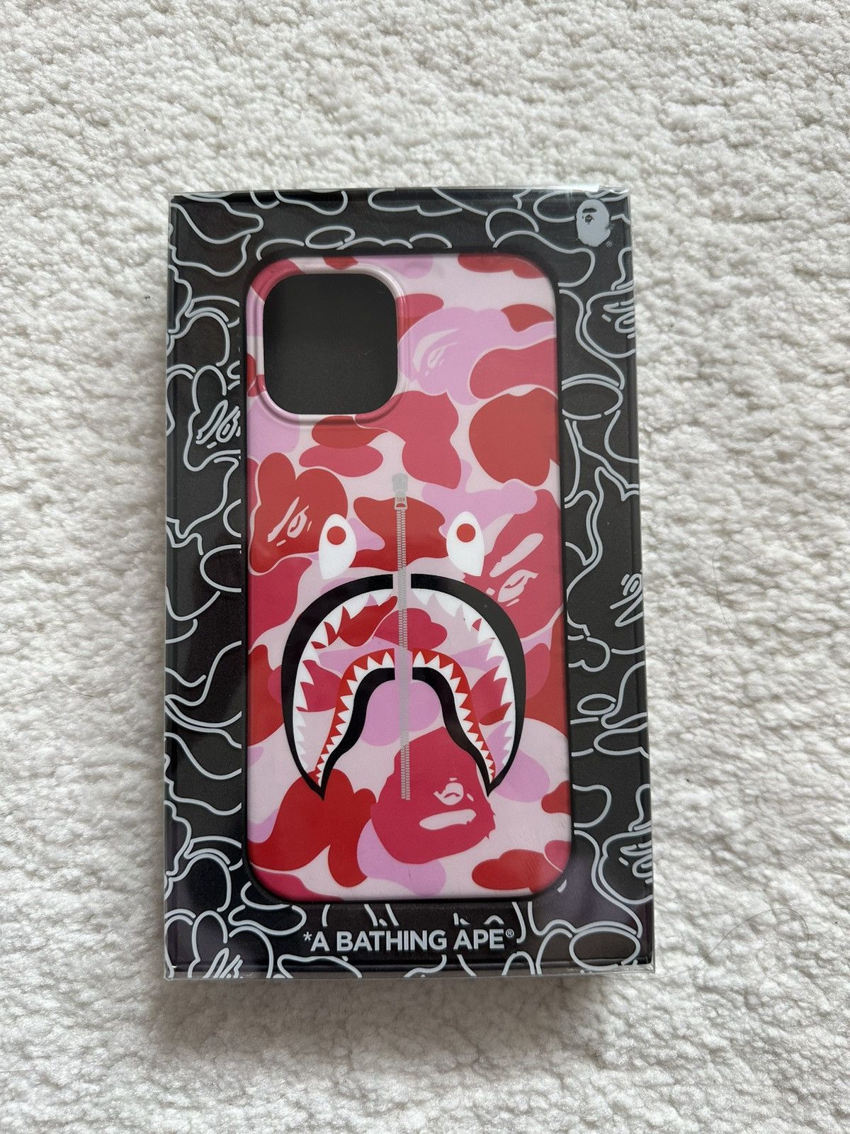 A Bathing Ape Bape pink camo phone case ProMax