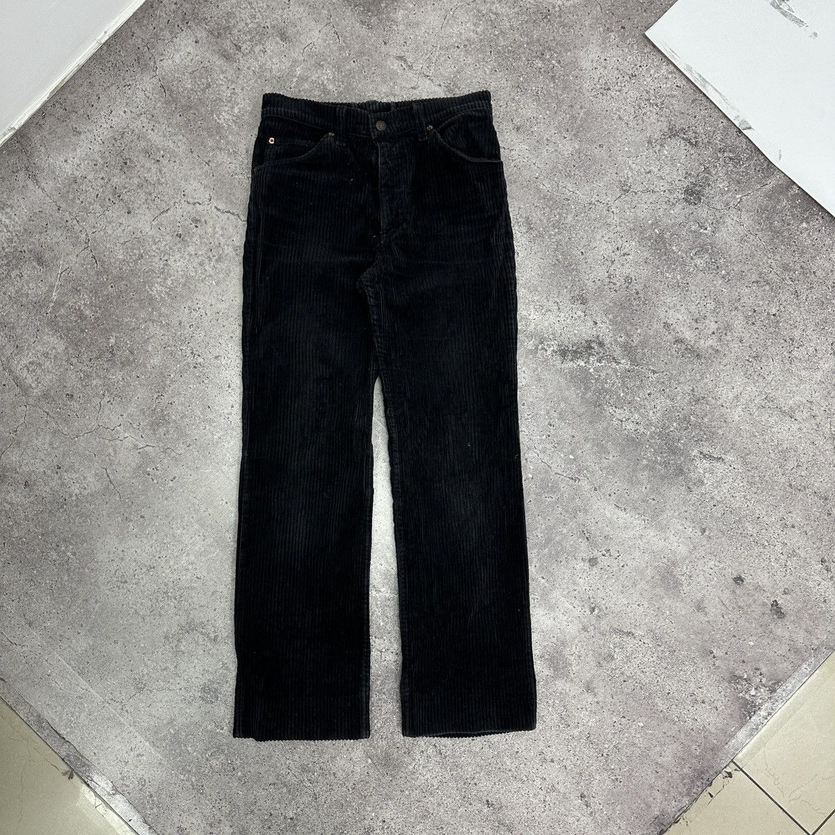 Levi's Vintage 1973 70s Levis Corduroy Bootcut Jeans France rare og Size US 31 - 3 Thumbnail