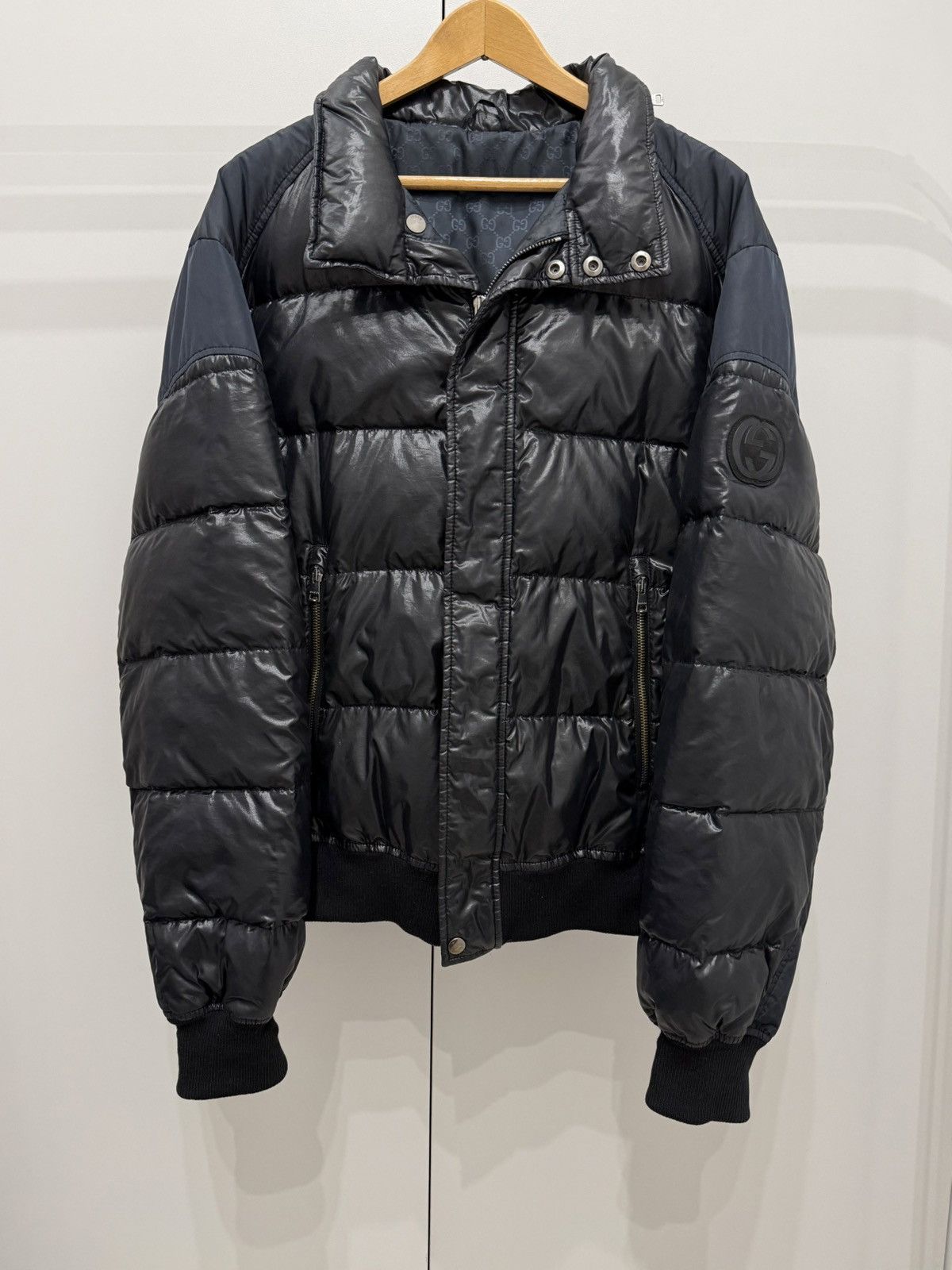 Gucci 🔥Vintage Gucci By Tom Ford Glance Down Puffer Jacket Archive Size US L / EU 52-54 / 3 - 1 Thumbnail