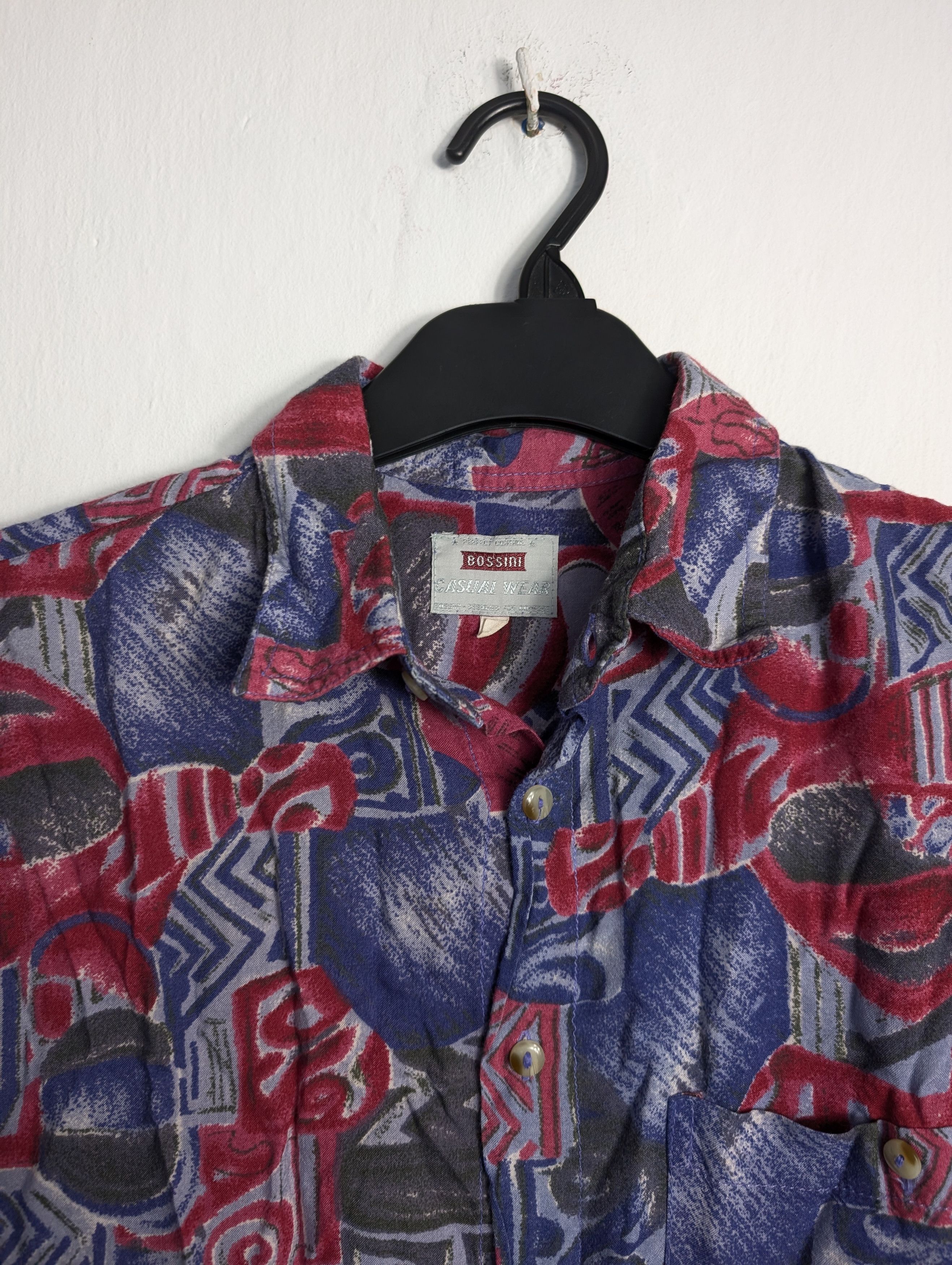 Vintage Vintage Y2K Hawaiian Shirt - Summer Floral Palm Tree Print Size US S / EU 44-46 / 1 - 3 Thumbnail