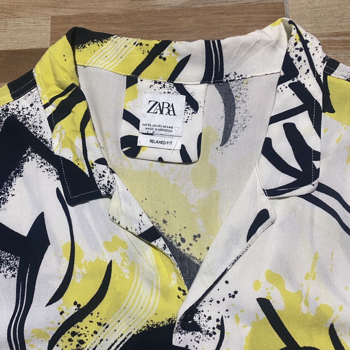 Zara Zara Graffiti All Over Print Shirt Size US XL / EU 56 / 4 - 4 Thumbnail