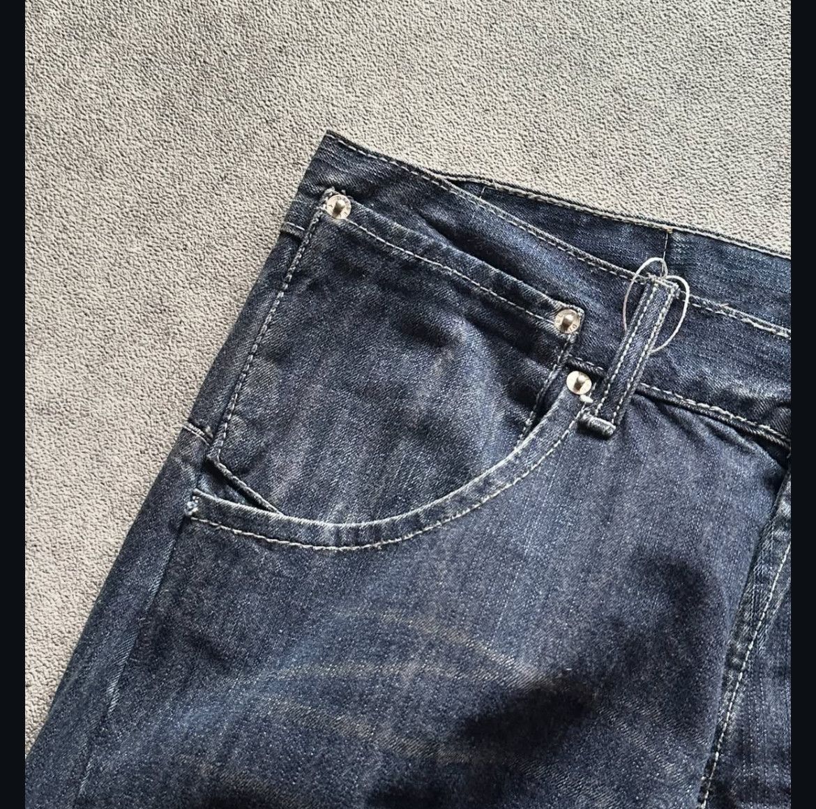 Japanese Brand 2000s Diesel Ifsix Twisted Wash Jeans y2k Lgb Size US 34 / EU 50 - 2 Thumbnail