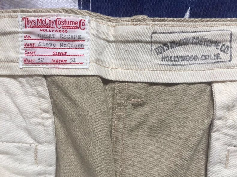 The Real McCoy's The Real McCoys Size34 S Great Escape Khaki Chino Pants, Lo Size US 27 - 8 Thumbnail