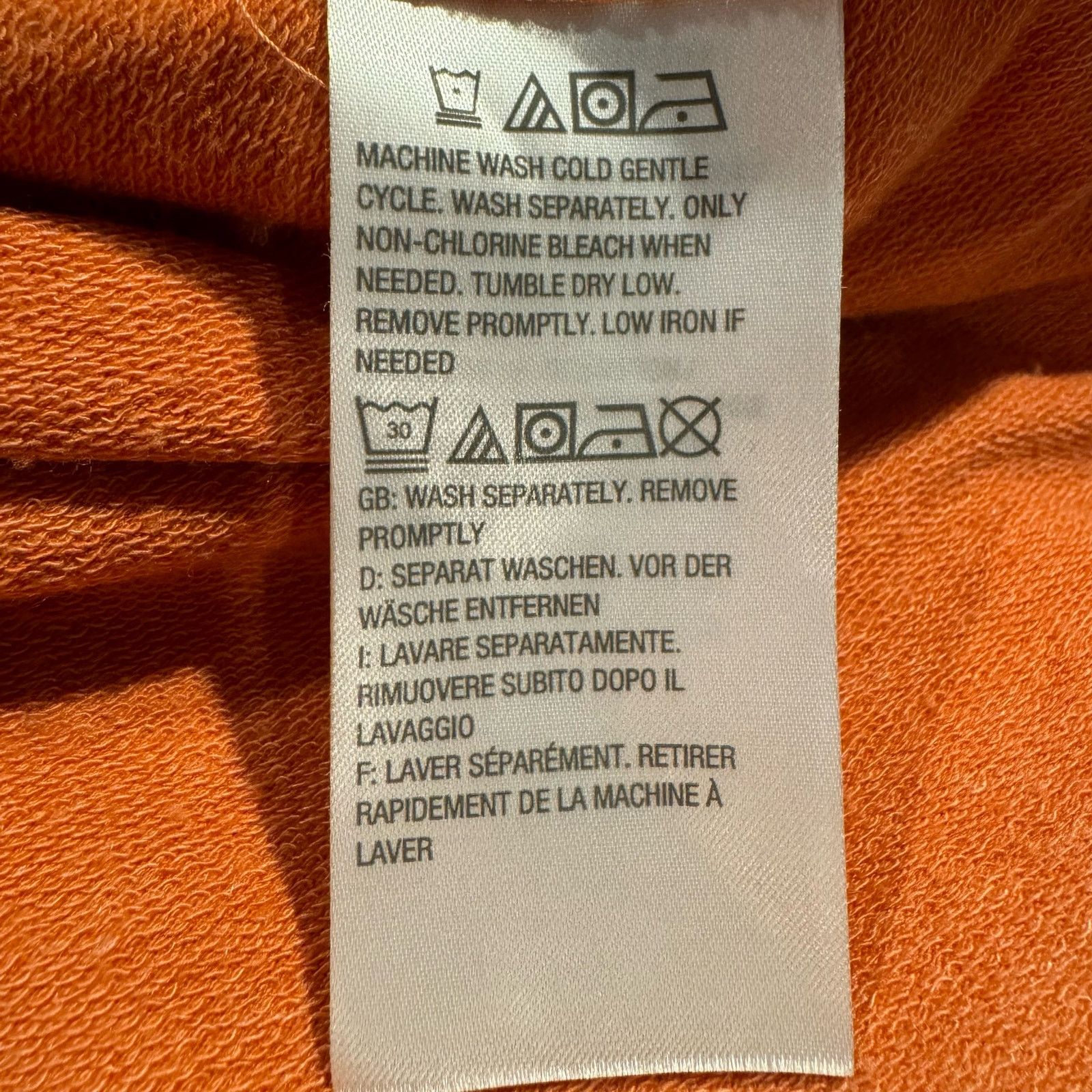 Other Lori Goldstein Tunic Top Oversized French Terry Orange 1X Size XXL / US 16-18 / IT 52-54 - 5 Thumbnail