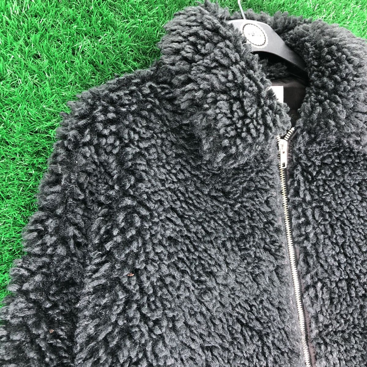 Japanese Brand Cropped Jacket Sherpa Baggy by Murua Size M / US 6-8 / IT 42-44 - 2 Thumbnail