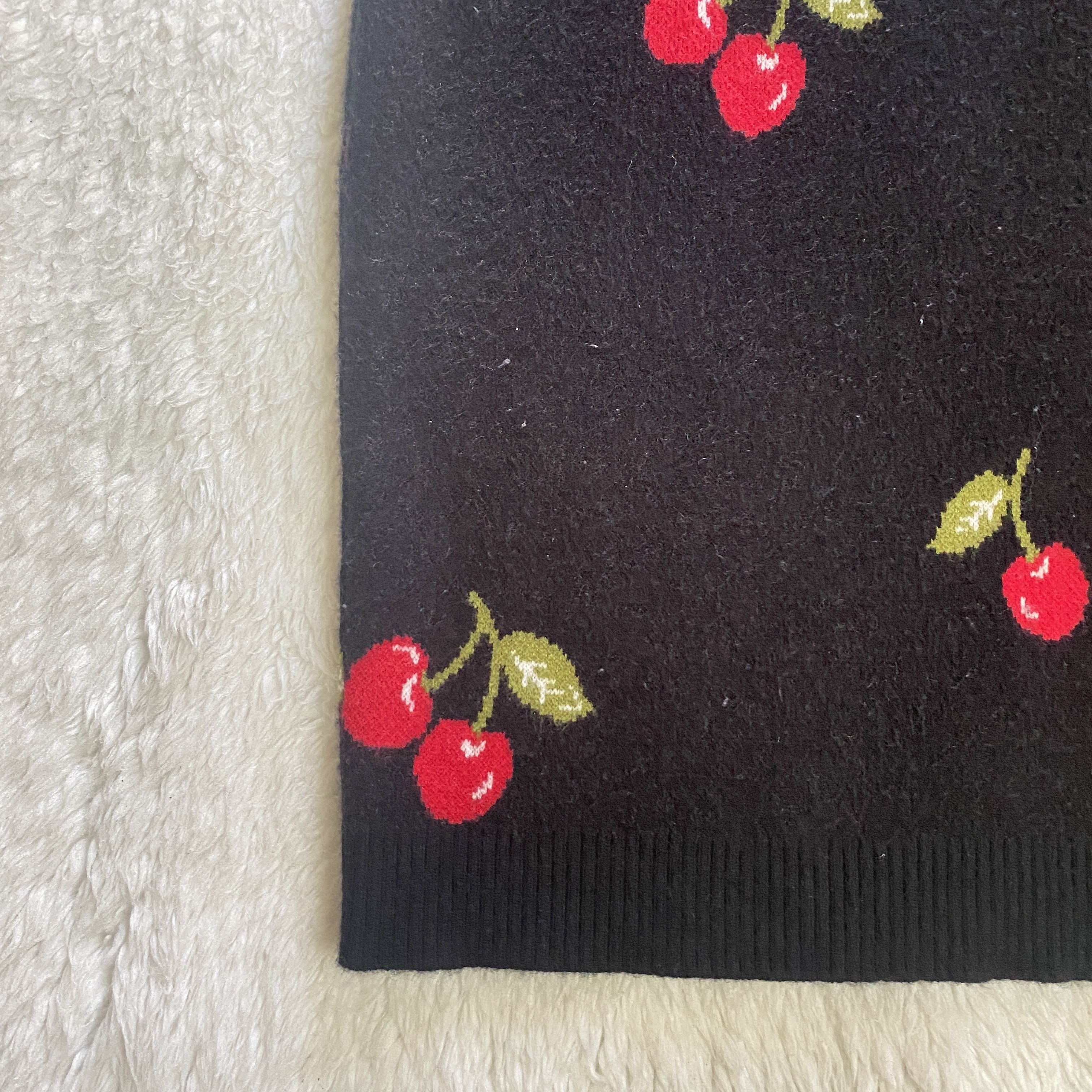 Forever 21 Forever 21 Cherry Split-Neck Sweater Dress – Size Small Size S / US 4 / IT 40 - 14 Thumbnail