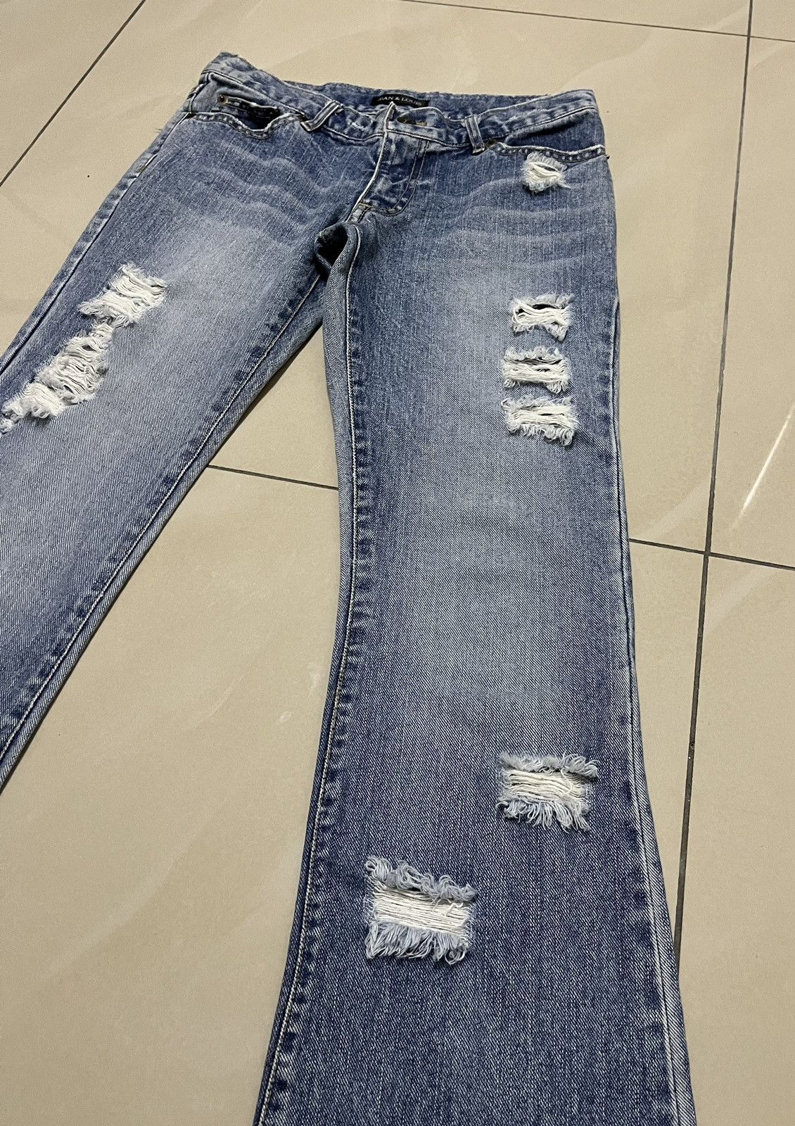 Hysteric Glamour Flare Jeans Jean & Louis distressed low rise bootcut F1 Size US 28 / EU 44 - 5 Thumbnail