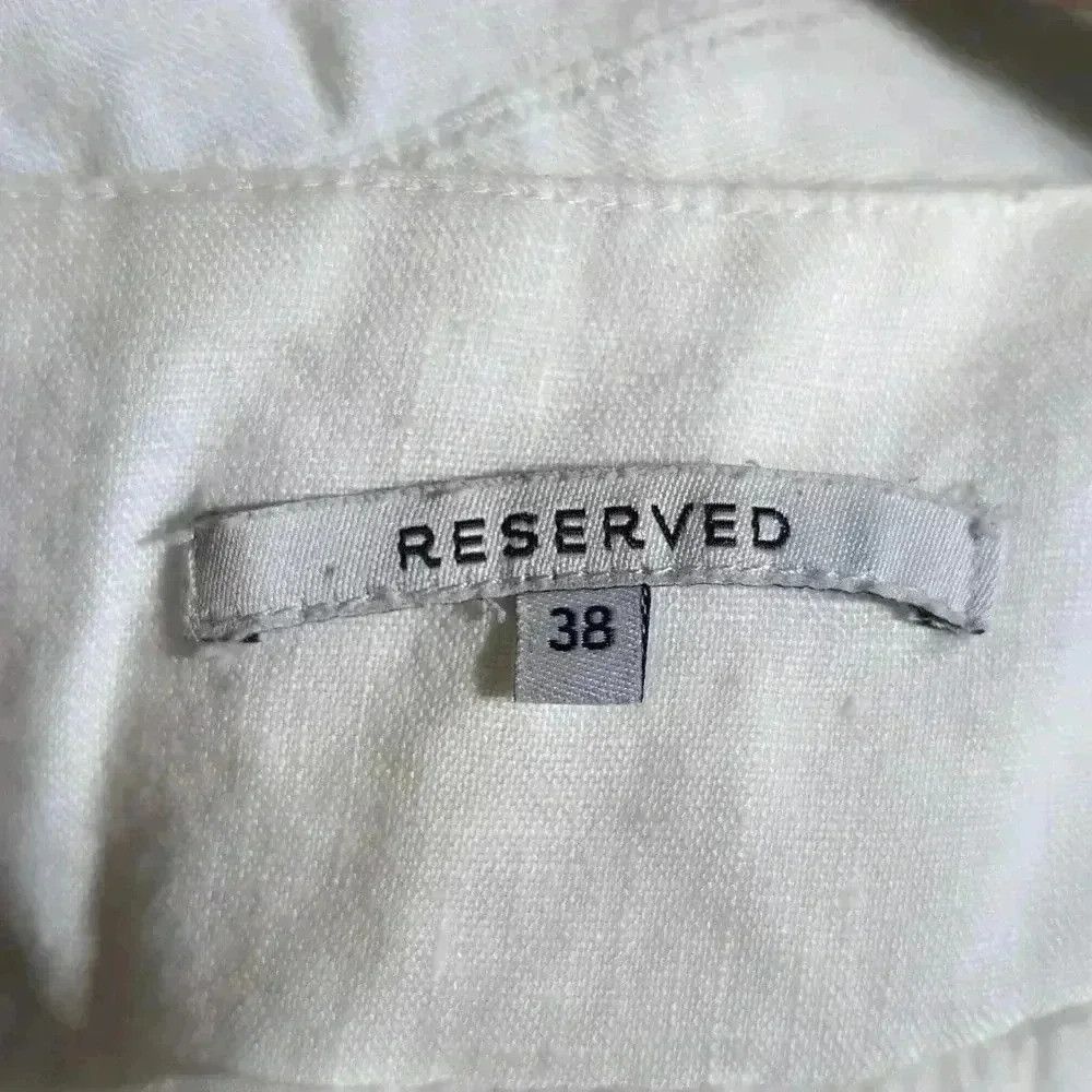 Reserved Reserved White Linen sleeveless Dress sz EU 38 US 6 Size M / US 6-8 / IT 42-44 - 4 Thumbnail