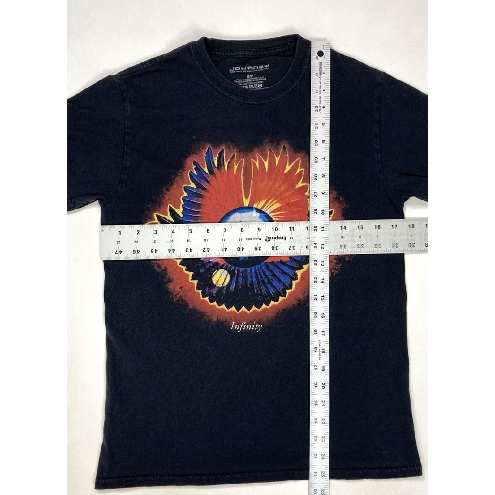 Vintage VINTAGE Journey Infinity Graphic T-shirt Women Small Black Short Sleeve Music Size S / US 4 / IT 40 - 6 Thumbnail