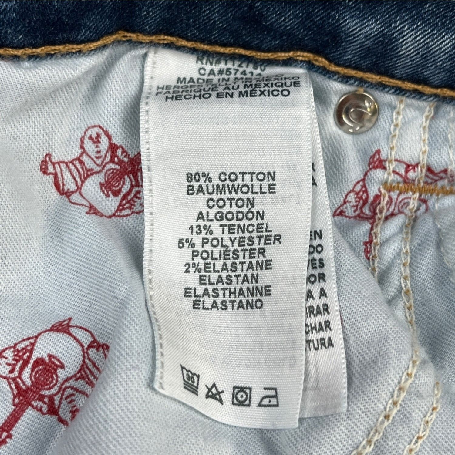 True Religion True Religion Women's Blue Jeans/Mid Rise/Skinny Sz 28 SKU 4 Size 28" / US 6 / IT 42 - 8 Thumbnail