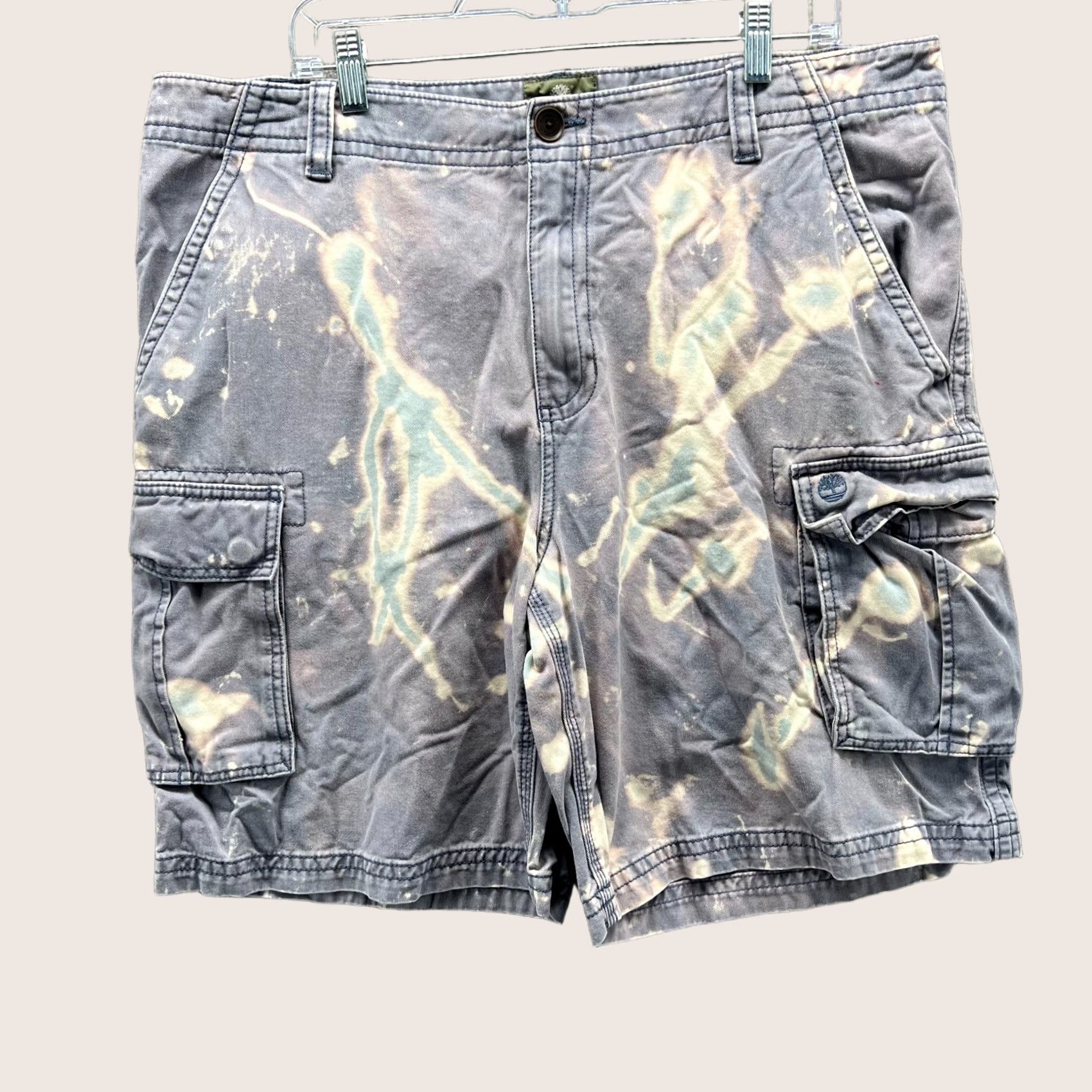 Timberland VINTAGE Timberland Shorts Mens 38 Purple Cargo Pockets Cotton Outdoors Carpenter Size US 38 / EU 54 - 1 Thumbnail