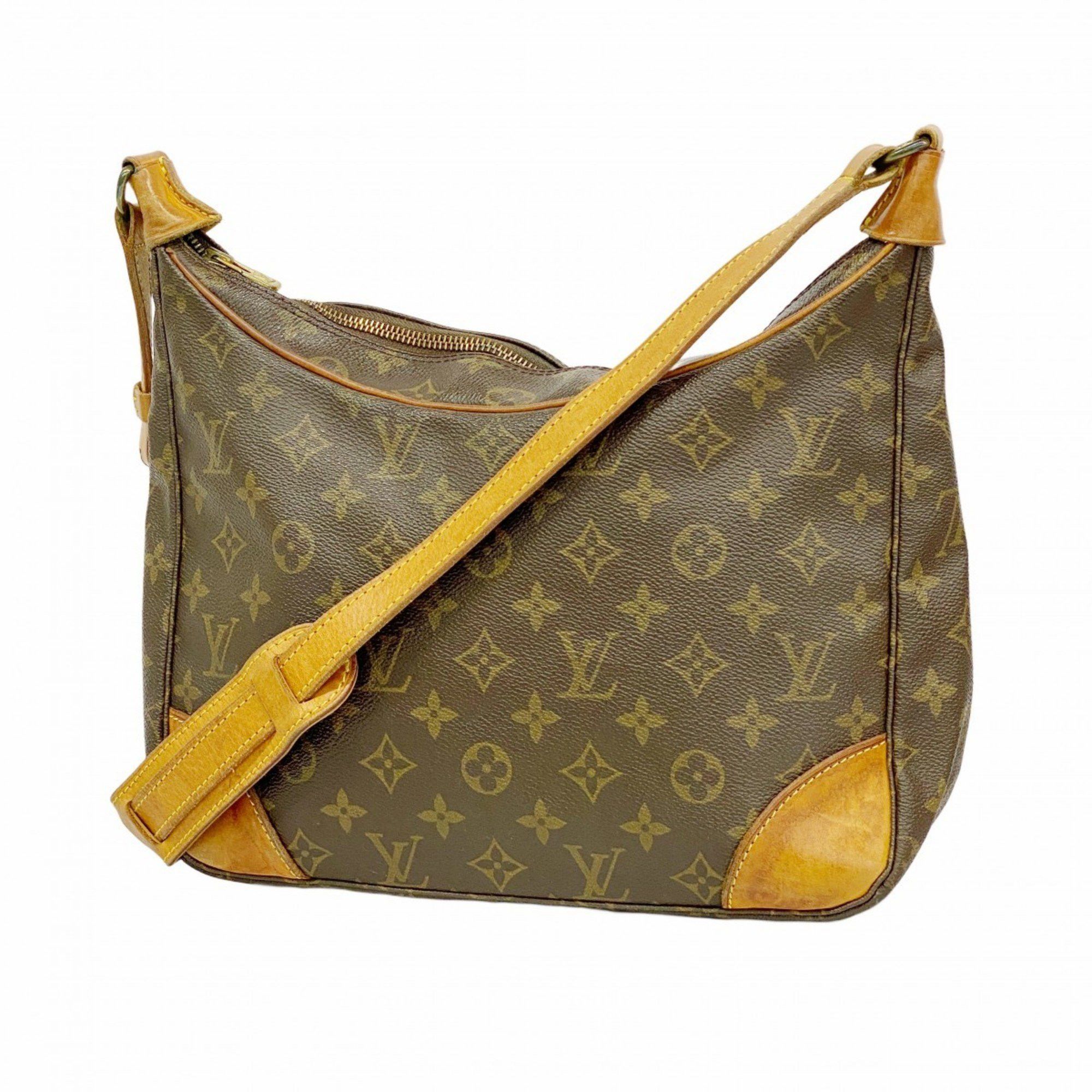 Louis Vuitton Shoulder Bag Monogram Boulogne 30 M51265 Brown Women's