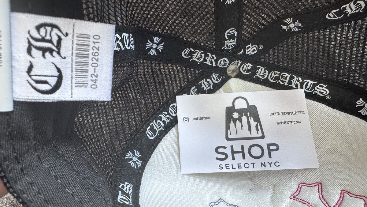 Chrome Hearts BRAND NEW CHROME HEARTS TRI COLOR CEMETERY TRUCKER HAT Size ONE SIZE - 5 Thumbnail