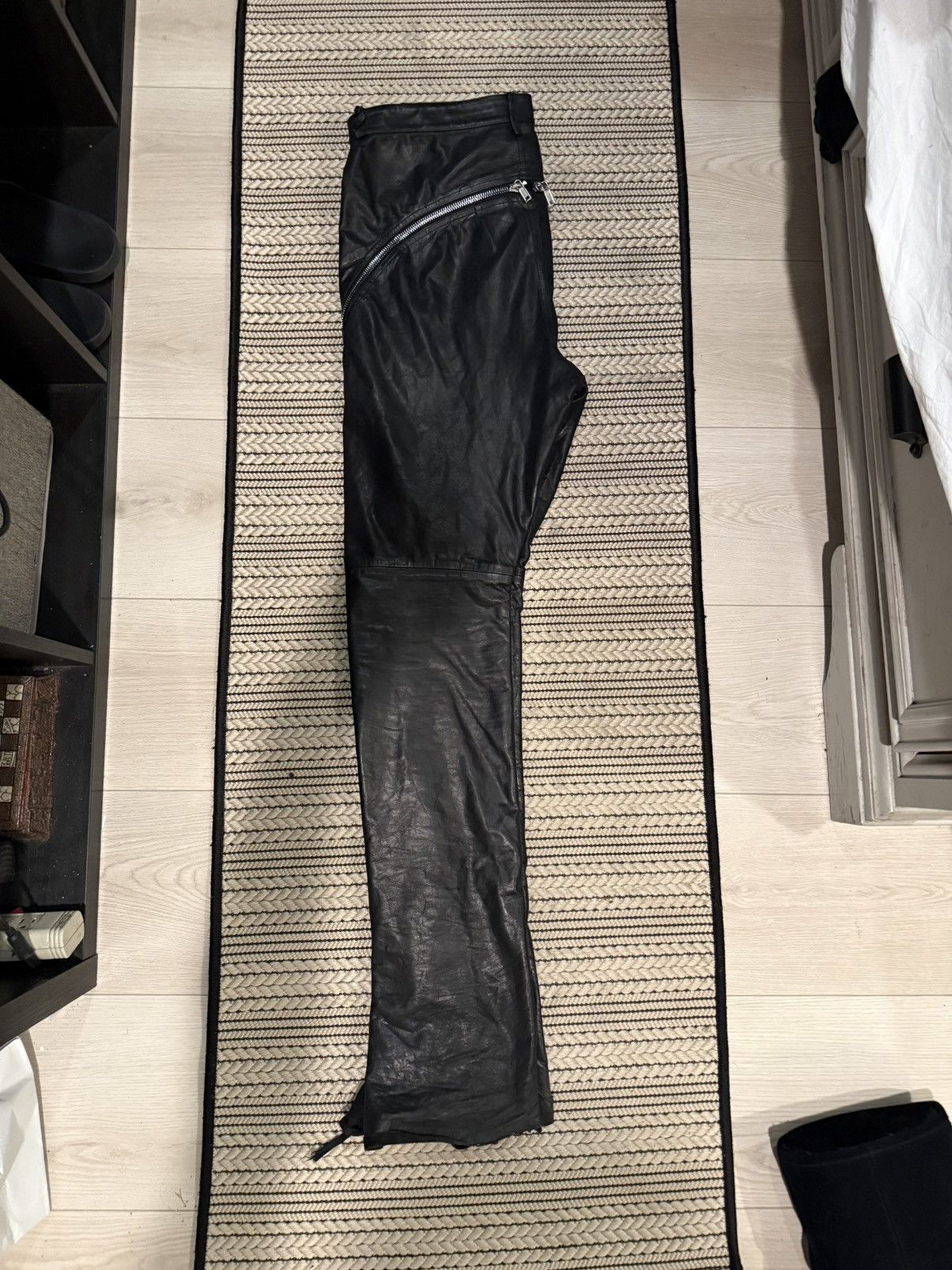 Rick Owens Rick Owens Leather Bolan Banana Size US 30 / EU 46 - 11 Thumbnail
