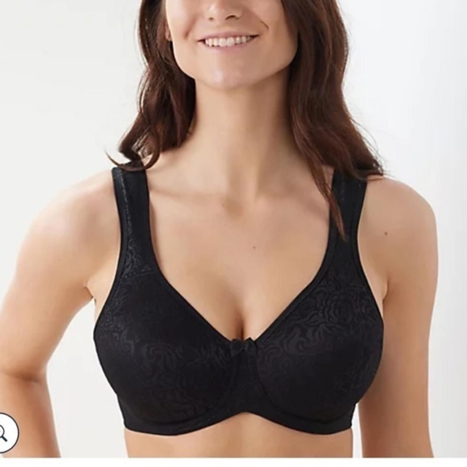 Other Set of 2 Breezies 36 C Underwire lace bra Black EUC Size ONE SIZE - 2 Thumbnail
