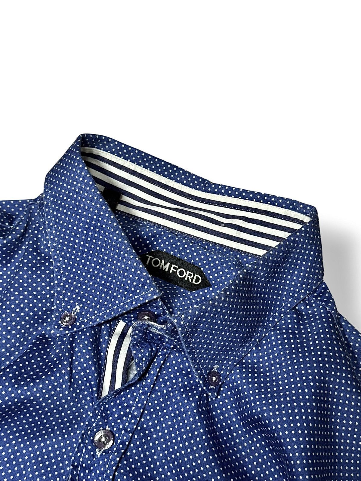 Tom Ford Tom Ford shirt blue luxury Size US S / EU 44-46 / 1 - 4 Thumbnail