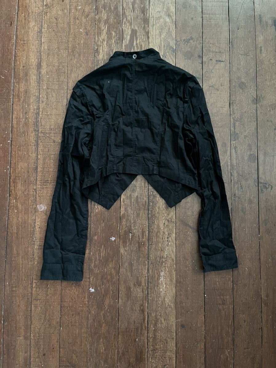 Ann Demeulemeester Ann Demeulemeestes Cropped Button Up Shirt Size XS / US 0-2 / IT 36-38 - 3 Thumbnail