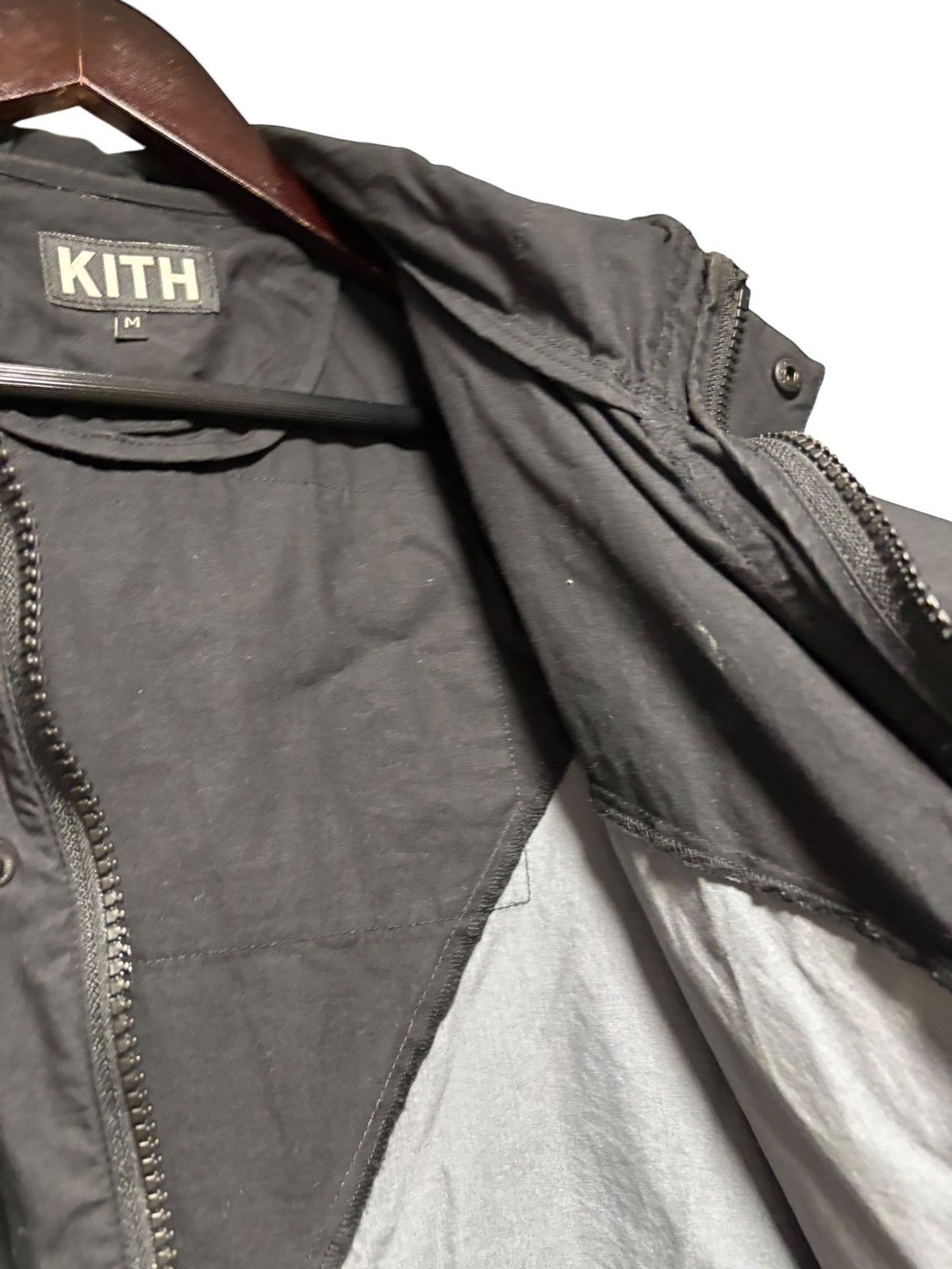 Kith Kith 2014 Parka Windbreaker Jacket Men’s Size Medium Black Size US M / EU 48-50 / 2 - 8 Thumbnail