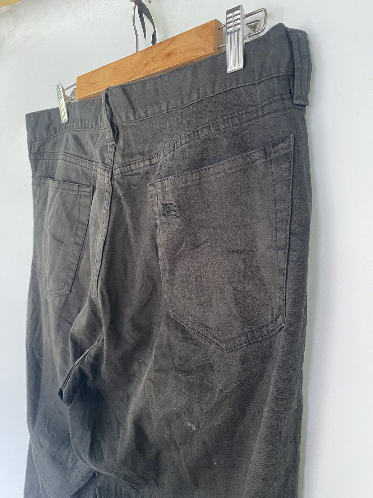 Burberry × Vintage Burberry London Black Stretch Pant Size US 34 / EU 50 - 10 Thumbnail