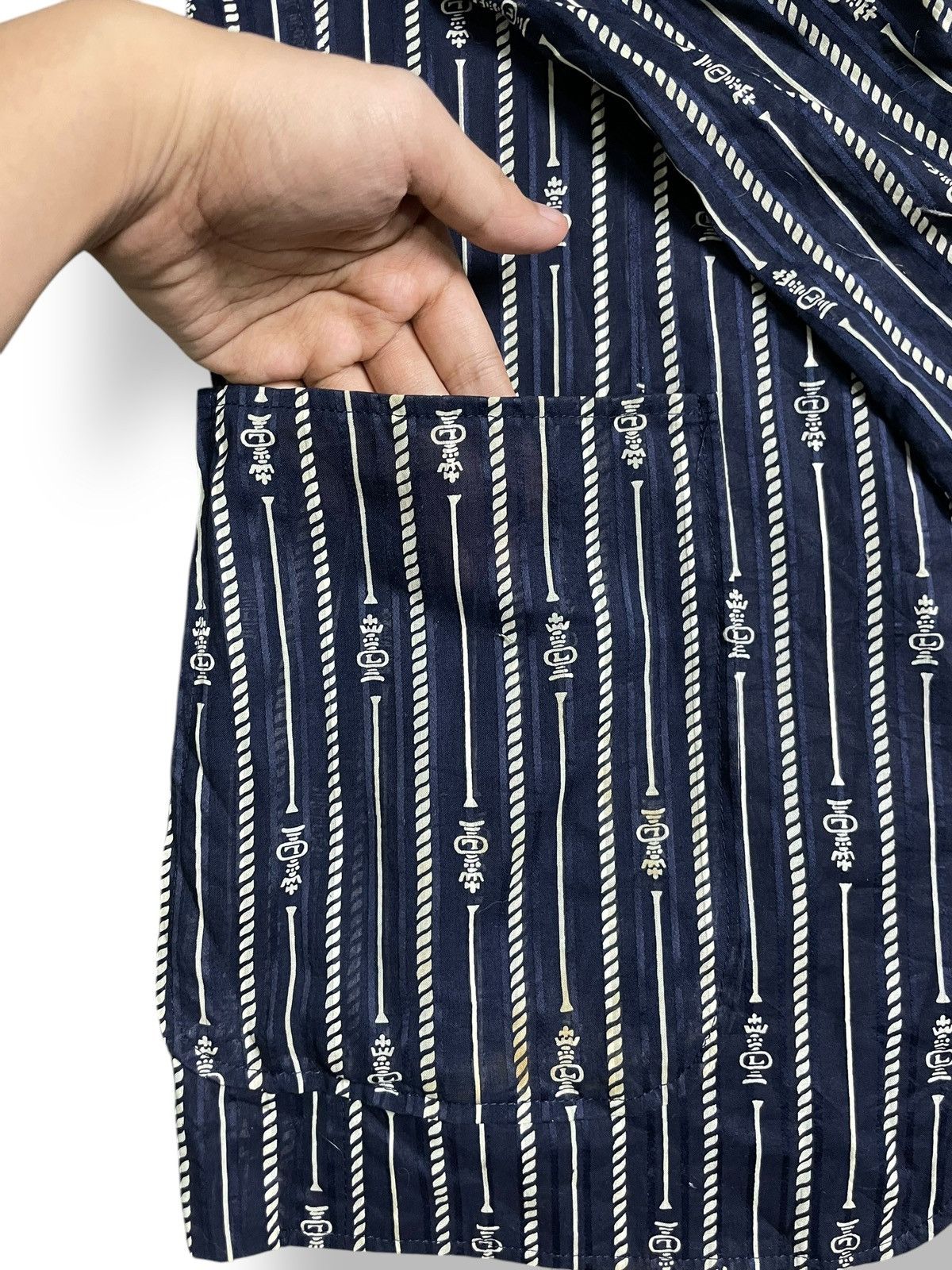 Japanese Brand × Vintage Japanese Brand x Stripe Light Jacket (24) Size US S / EU 44-46 / 1 - 4 Thumbnail