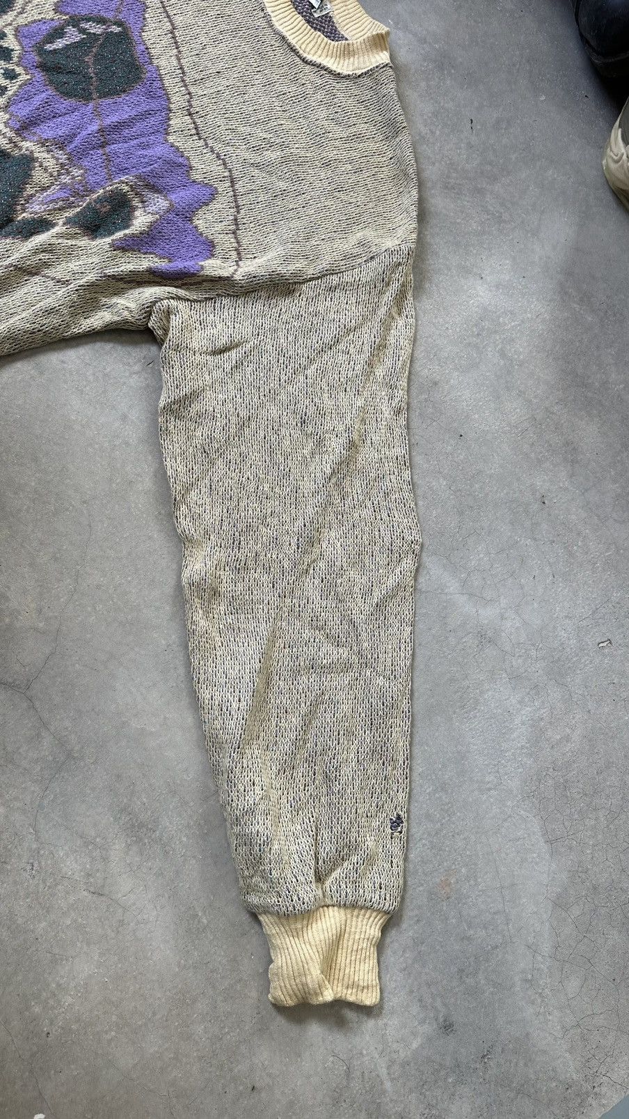 Lindbergh VINTAGE LINDBERGH KNITTED ART SWEATSHIRT Size US L / EU 52-54 / 3 - 5 Thumbnail