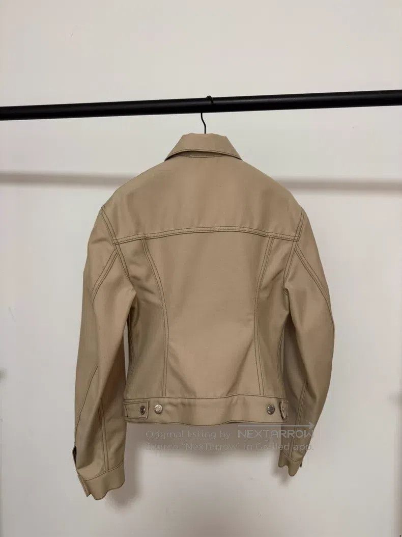 Helmut Lang Helmut Lang Beige Denim Jacket Size S / US 4 / IT 40 - 3 Thumbnail