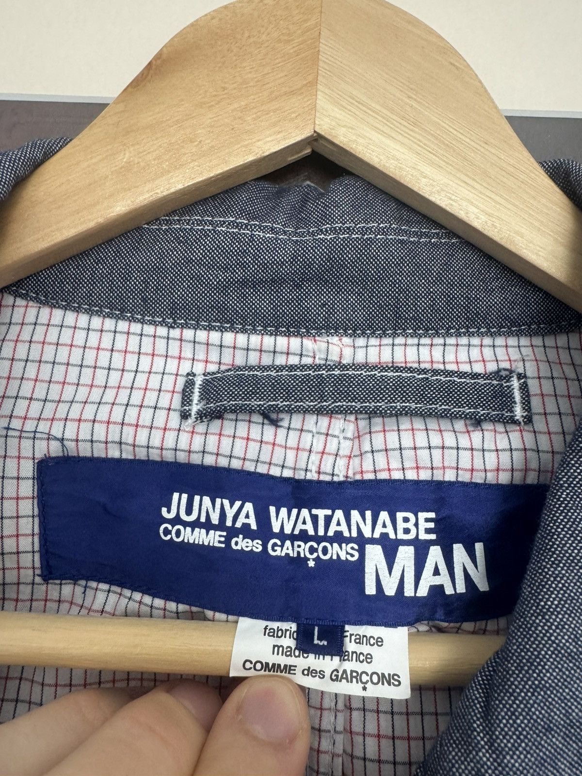 Comme des Garcons CDG JUNYA WATANABE COMME DES GARCONS COAT JACKET STRIPES Size US L / EU 52-54 / 3 - 3 Thumbnail