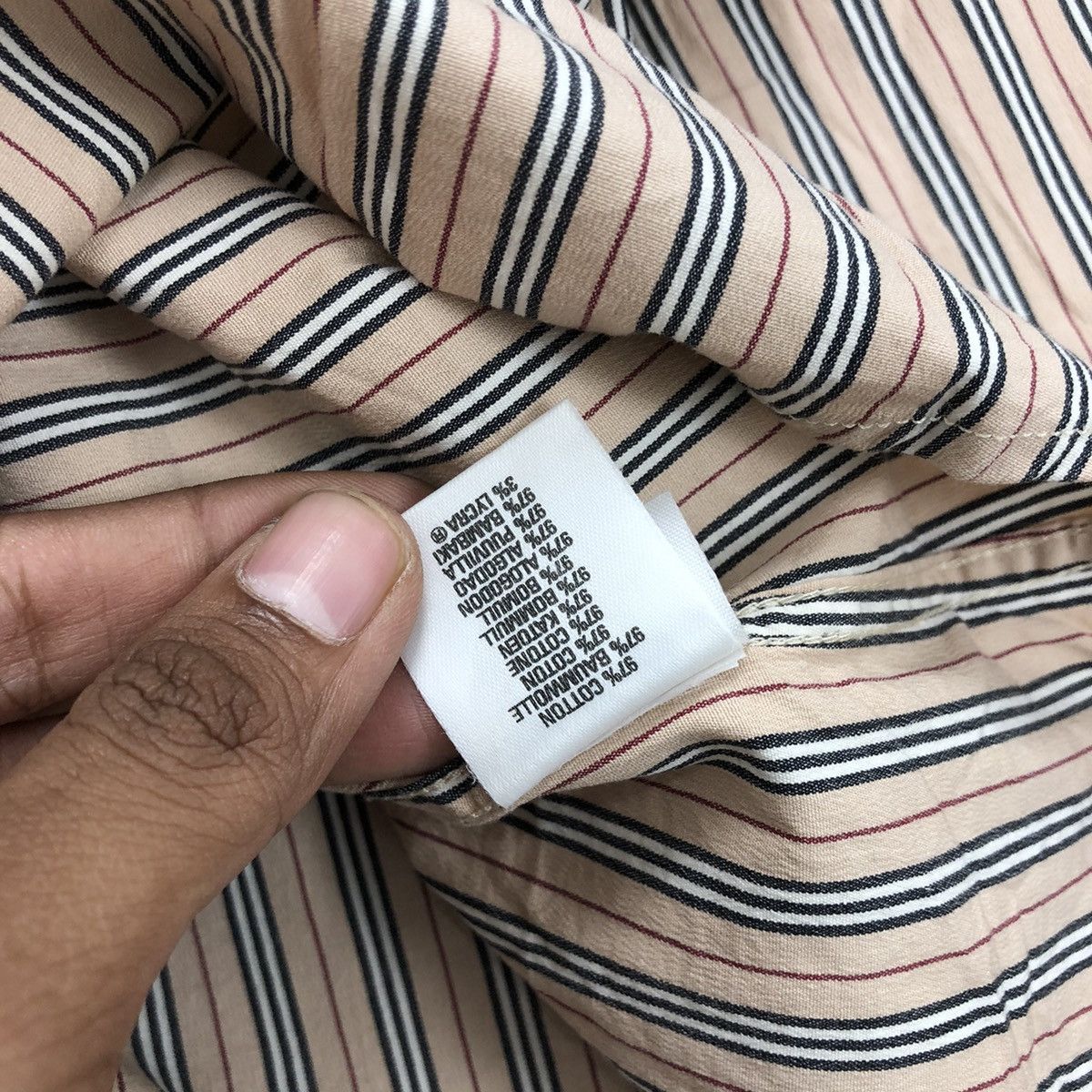 Burberry × Japanese Brand × Vintage Burberry London Striped Button Shirt Women Size M / US 6-8 / IT 42-44 - 8 Thumbnail
