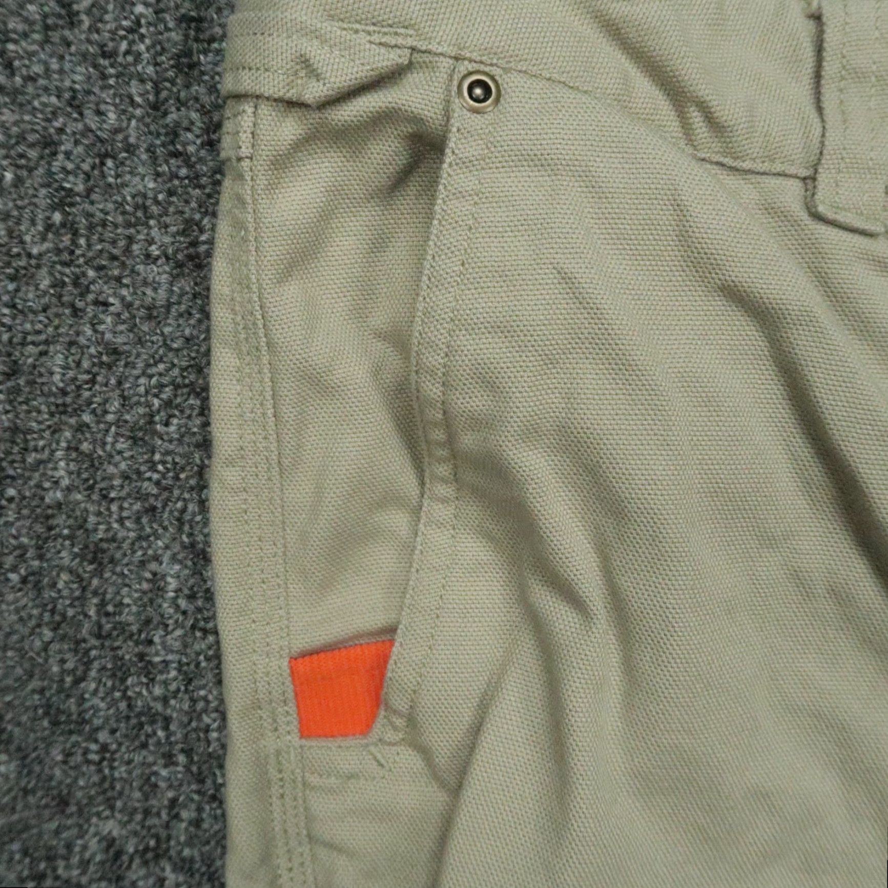 Vintage Duck Camp Pants Mens 38x33 Khaki Hiking Hunting Outdoors Cordura Canvas Brush Size US 38 / EU 54 - 4 Thumbnail