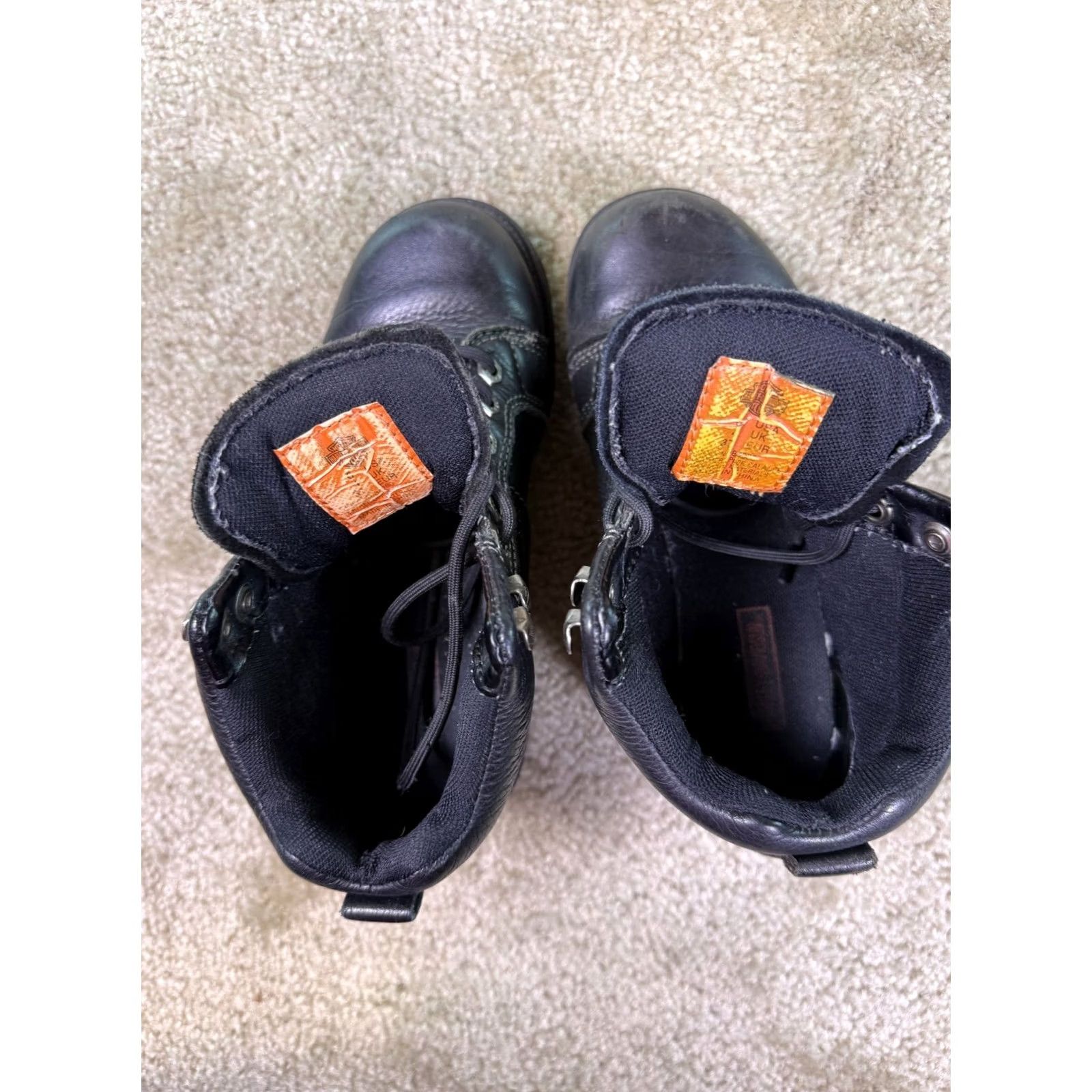 Harley Davidson Harley-Davidson Women's Tyler Chukka Boots Black Leather Size 6 M D84280 Size US 6 / IT 36 - 7 Thumbnail