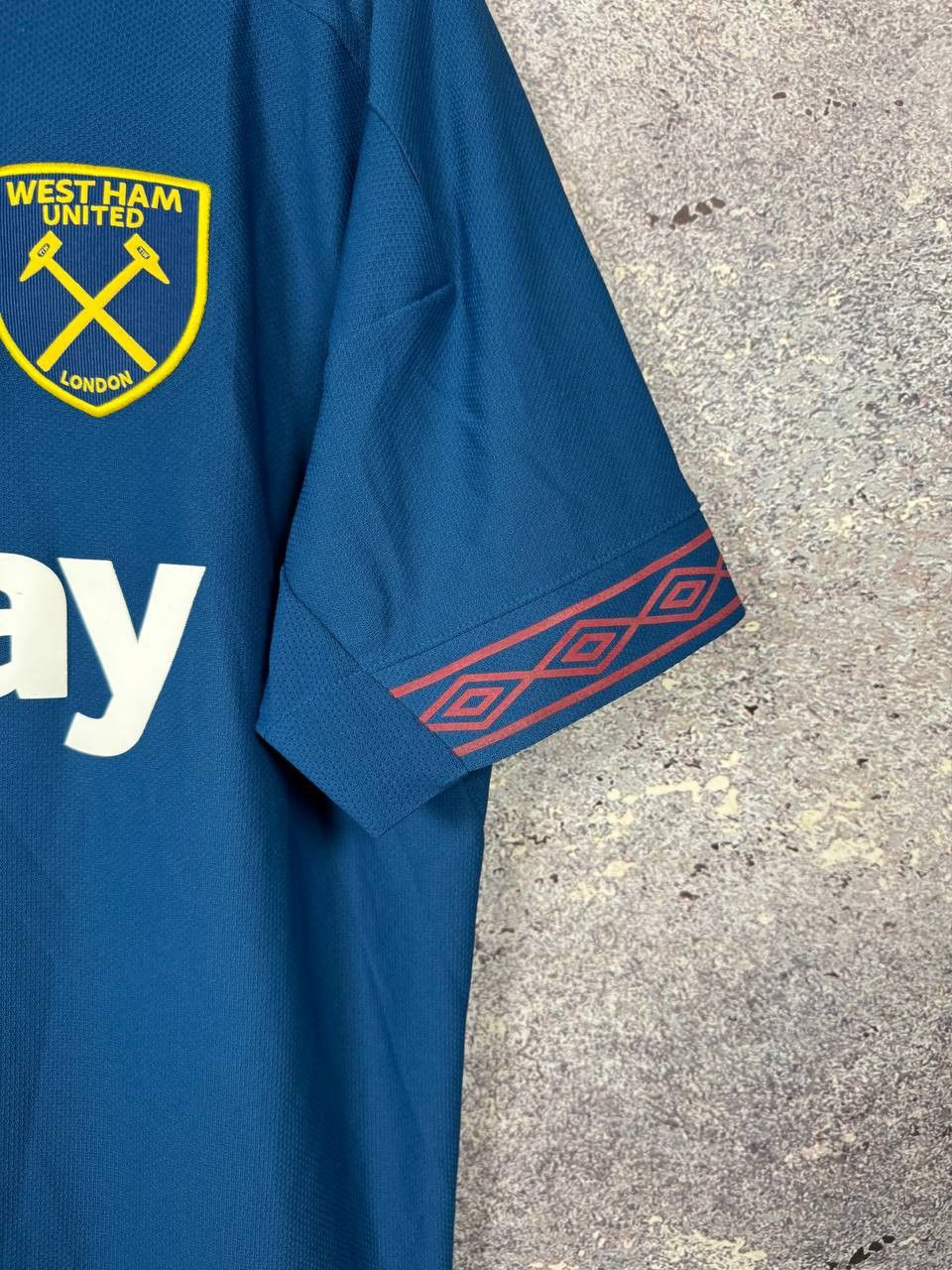 Umbro West Ham United 2018/19 Away Umbro Soccer Jersey Large Size US L / EU 52-54 / 3 - 3 Thumbnail