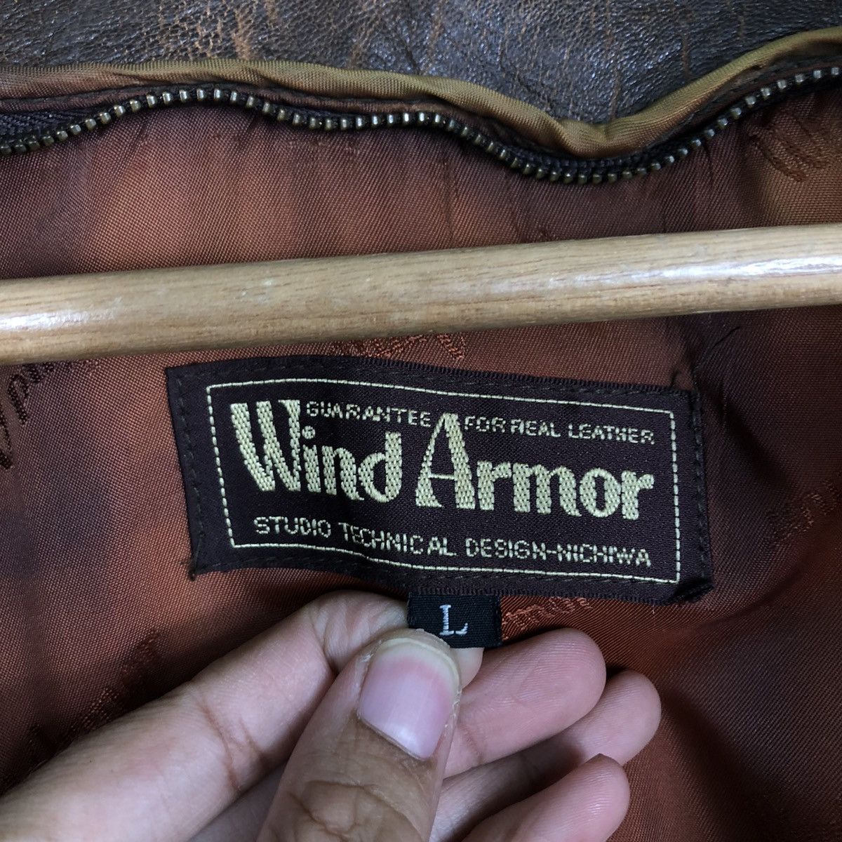 Japanese Brand 🔥Vtg Leather Jacket Wind Armor Mink Fur Collar Issey Miyake Size US L / EU 52-54 / 3 - 17 Thumbnail