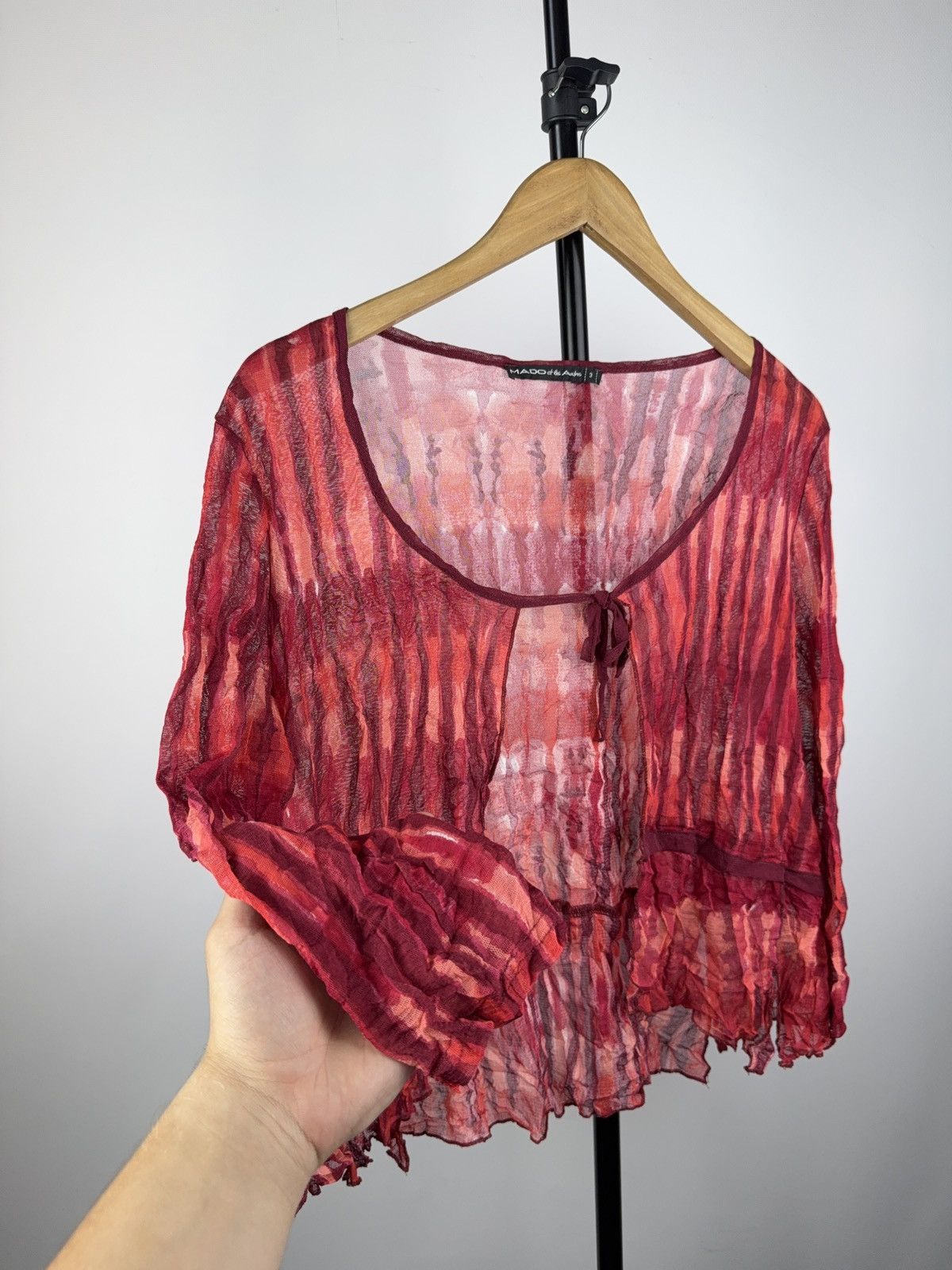 Other Vintage 90s Avant Garde JPG Style Italy Stretch Top Size L Size L / US 10 / IT 46 - 4 Thumbnail